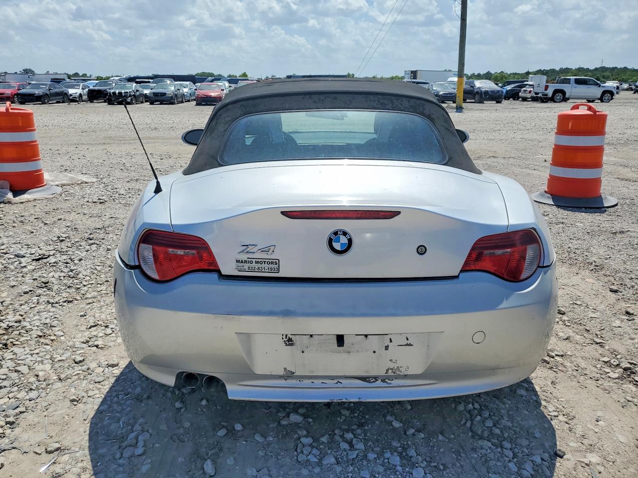 2006 Bmw Z4 3.0 Silver vin: 4USBU33526LW67952