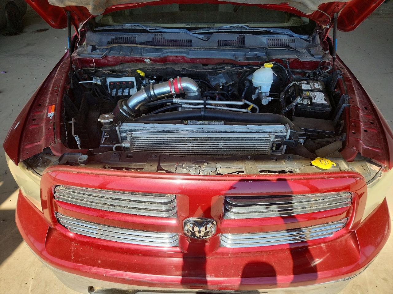 2011 Dodge Ram 1500 Темно-бордовый vin: 1D7RB1CT7BS541573