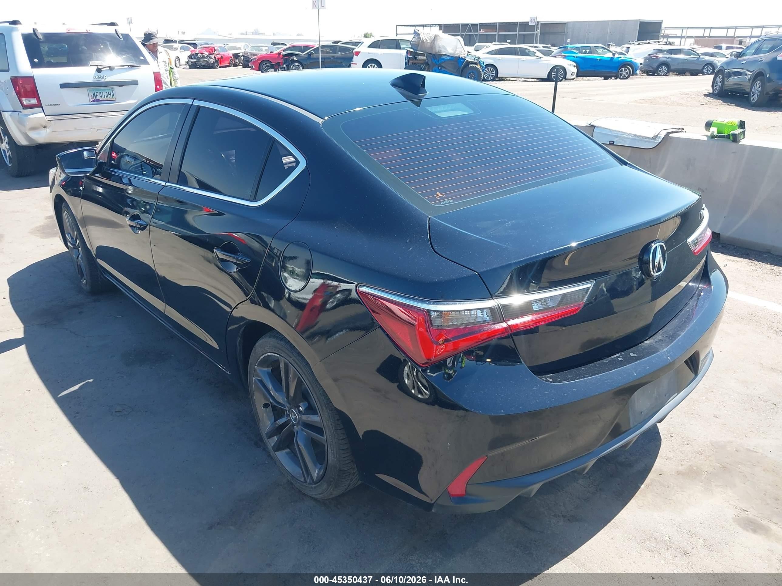 2020 Acura Ilx Standard Black vin: 19UDE2F30LA004209