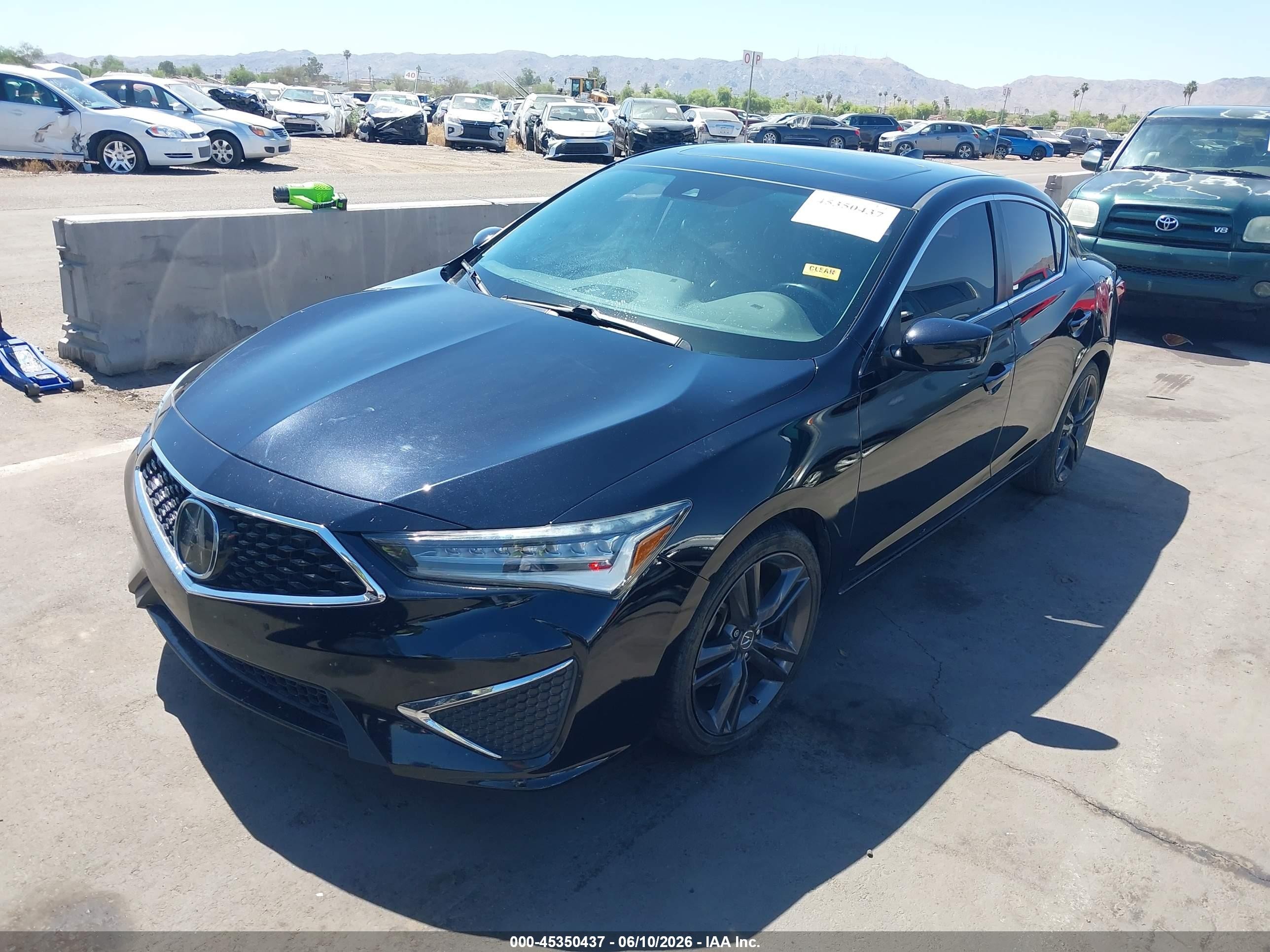 2020 Acura Ilx Standard Black vin: 19UDE2F30LA004209