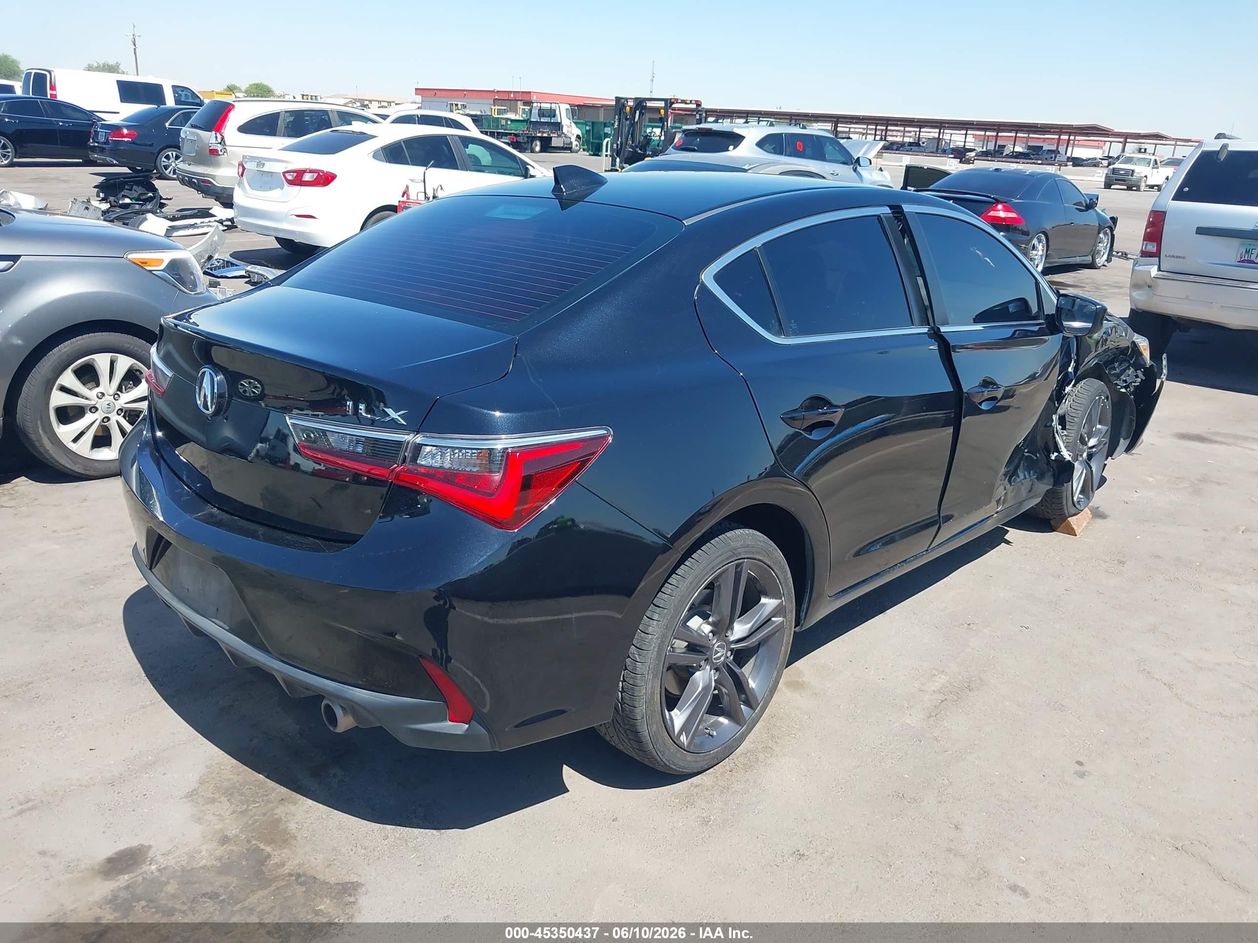 2020 Acura Ilx Standard Black vin: 19UDE2F30LA004209