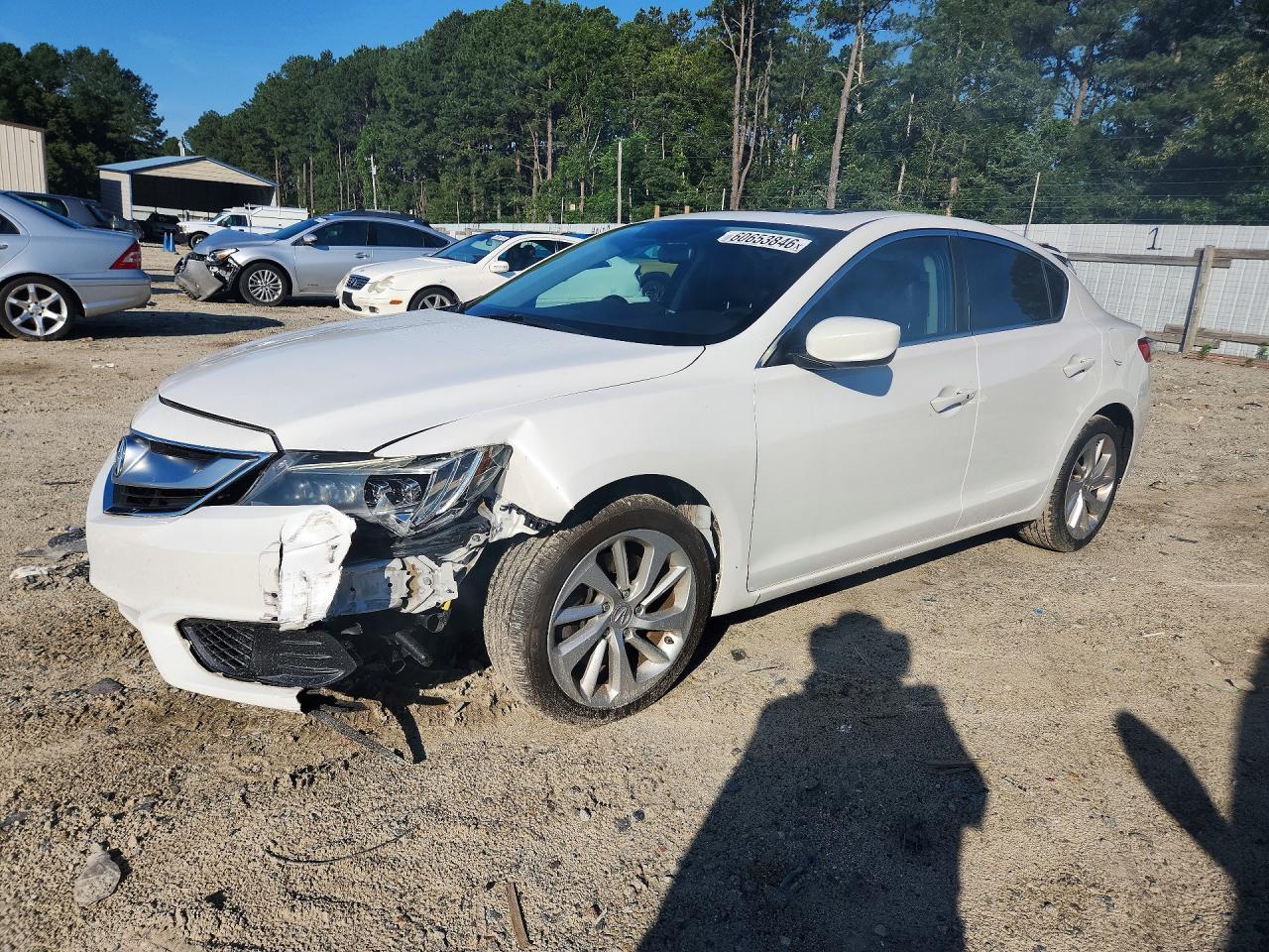 2017 Acura Ilx Base Watch Plus White vin: 19UDE2F31HA000760