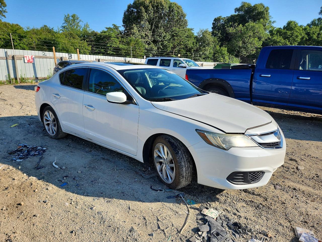 2017 Acura Ilx Base Watch Plus White vin: 19UDE2F31HA000760