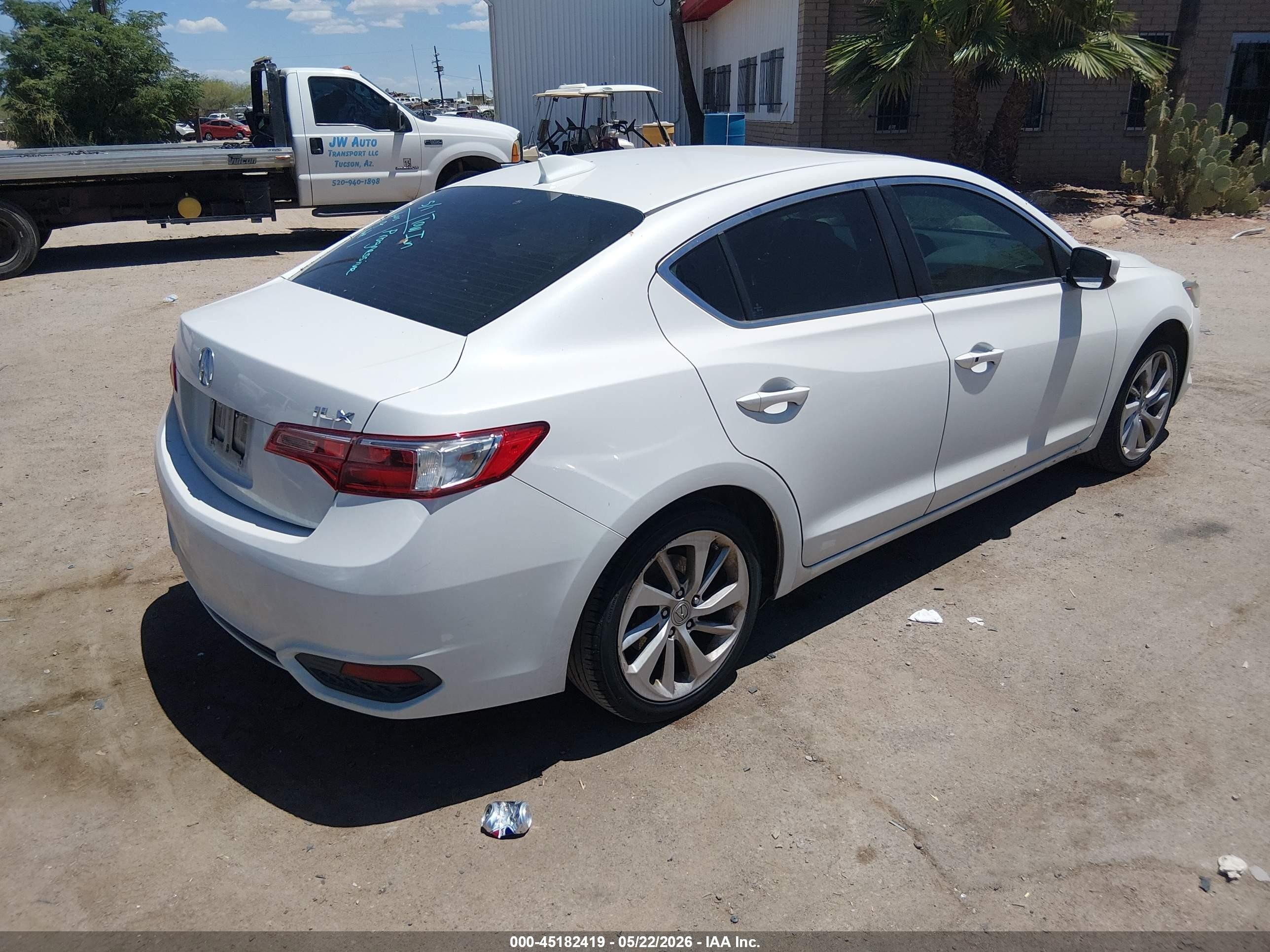 2016 Acura Ilx 2.4l/acurawatch Plus Package Белый vin: 19UDE2F33GA007031