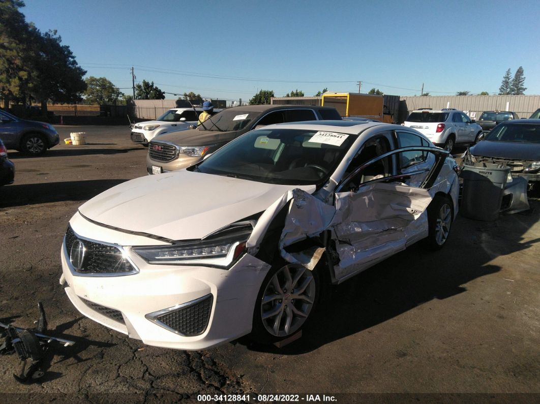2020 Acura Ilx   Белый vin: 19UDE2F35LA000513