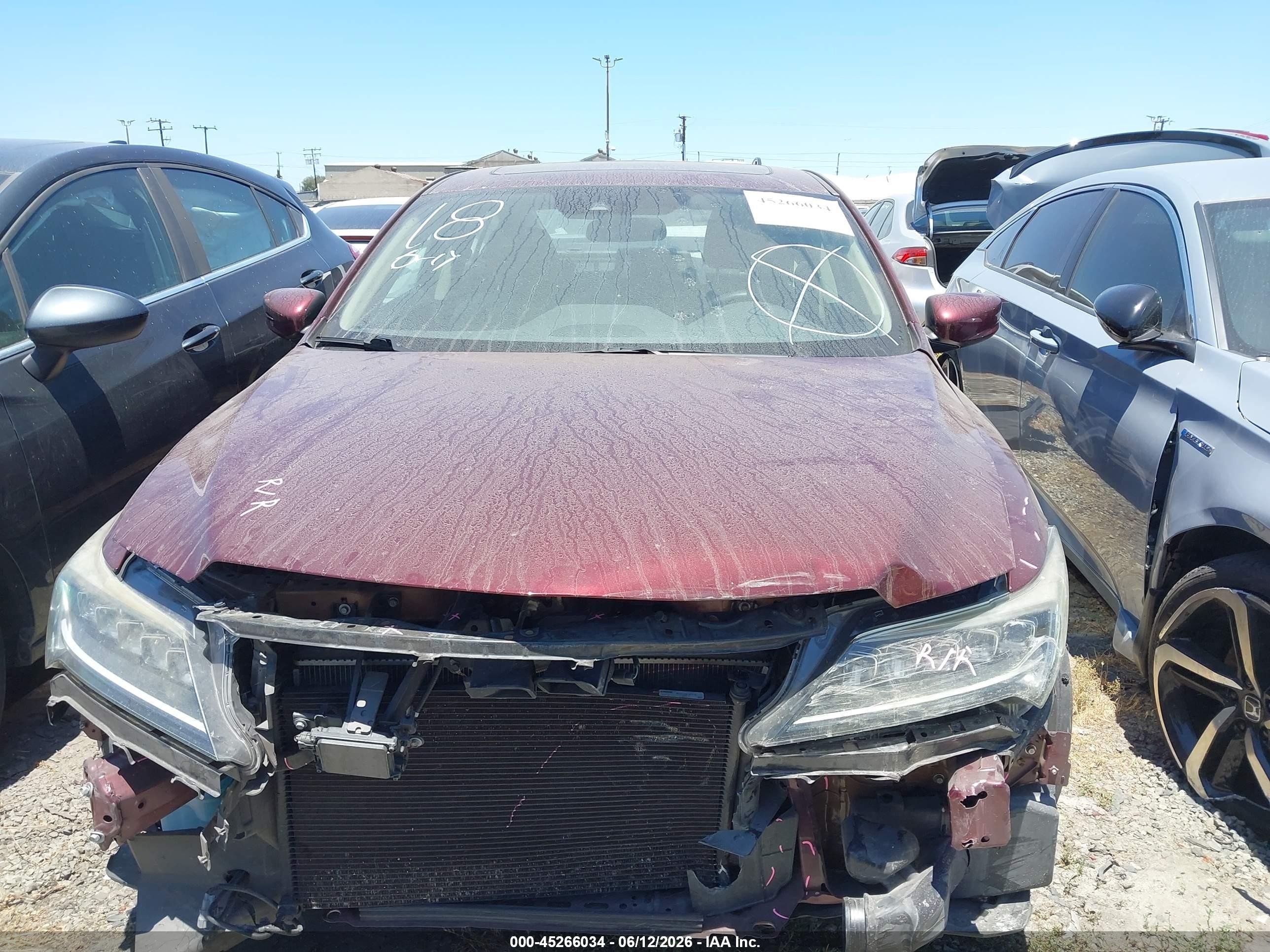 2016 Acura Ilx 2.4l/acurawatch Plus Package Maroon vin: 19UDE2F37GA000325