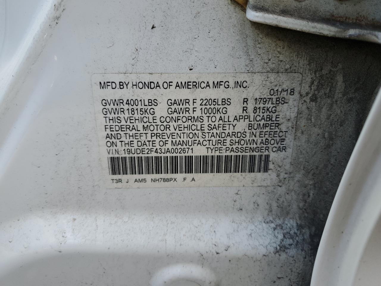 2018 Acura Ilx Special Edition Белый vin: 19UDE2F43JA002671