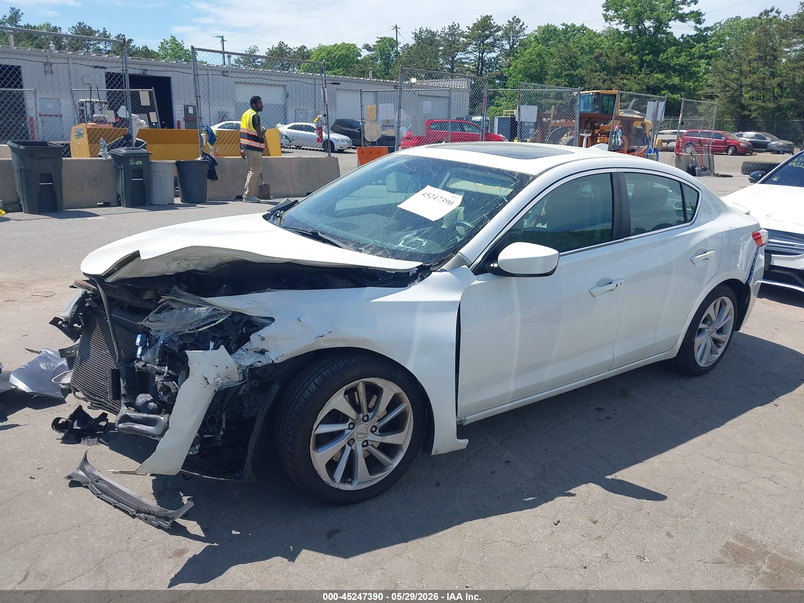 2017 Acura Ilx Premium Package/technology Plus Package White vin: 19UDE2F70HA009291