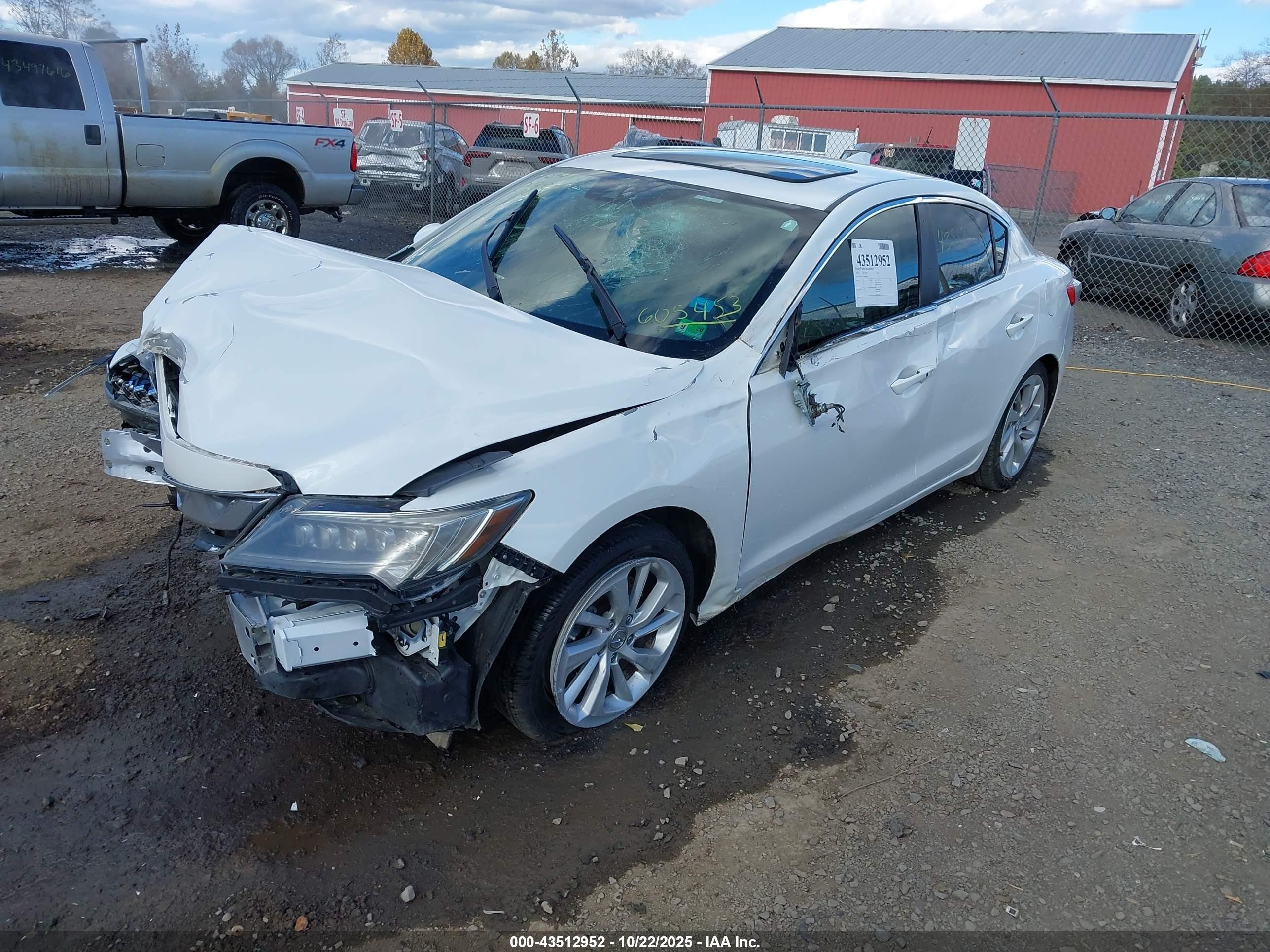 2018 Acura Ilx Premium Package/technology Plus Package Белый vin: 19UDE2F70JA005456