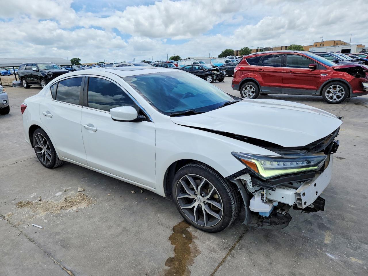 2020 Acura Ilx Premium/technology White vin: 19UDE2F70LA001782