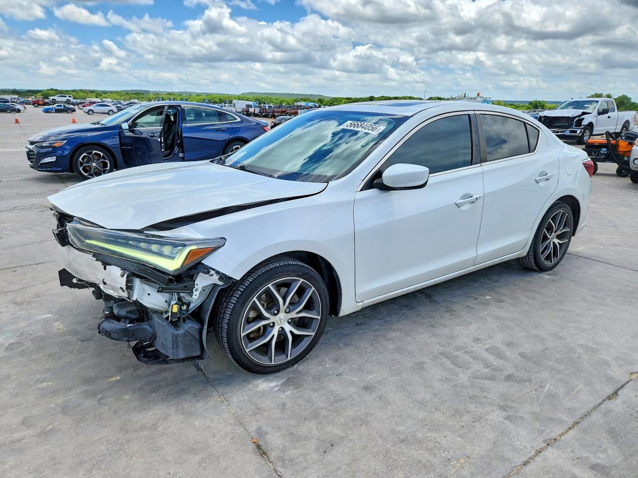 2020 Acura Ilx Premium/technology White vin: 19UDE2F70LA001782