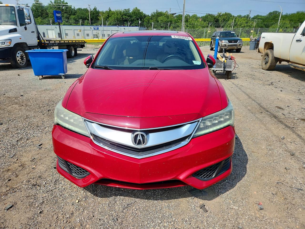2017 Acura Ilx Premium Красный vin: 19UDE2F72HA003525