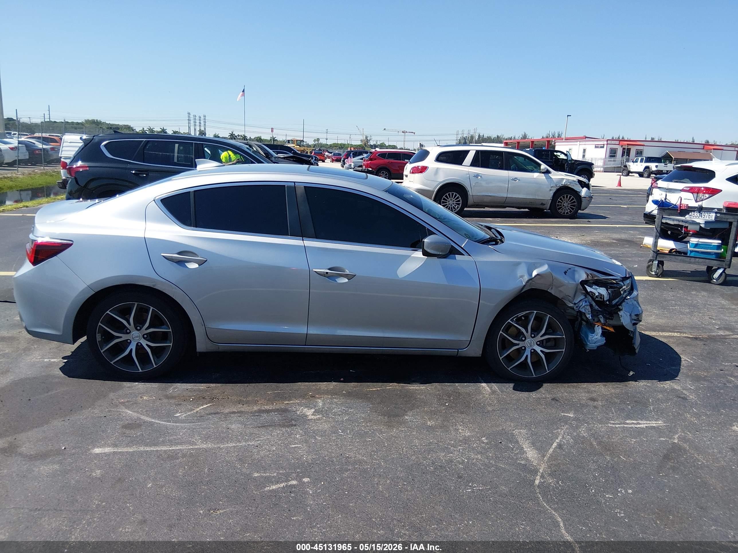 2020 Acura Ilx Premium Package/technology Package Silver vin: 19UDE2F72LA009351