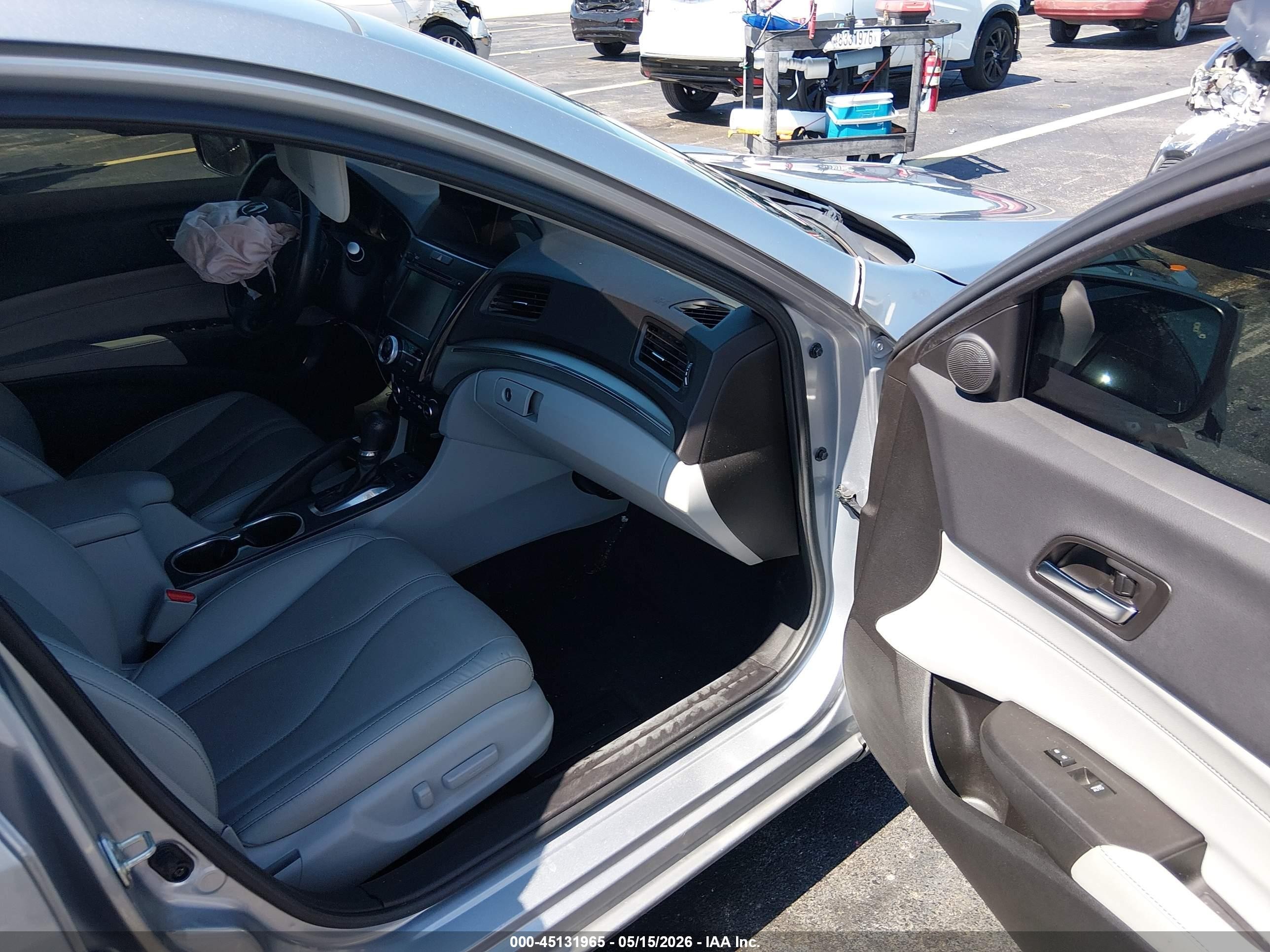 2020 Acura Ilx Premium Package/technology Package Silver vin: 19UDE2F72LA009351