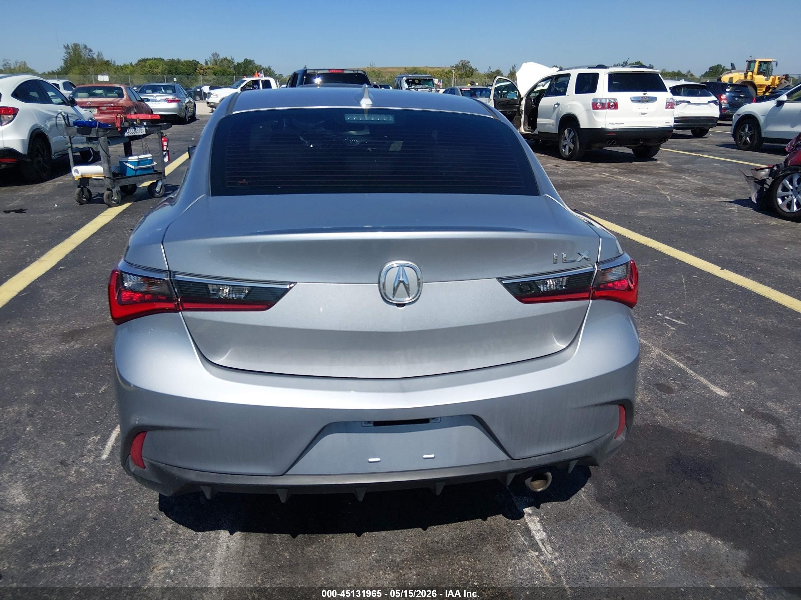 2020 Acura Ilx Premium Package/technology Package Silver vin: 19UDE2F72LA009351