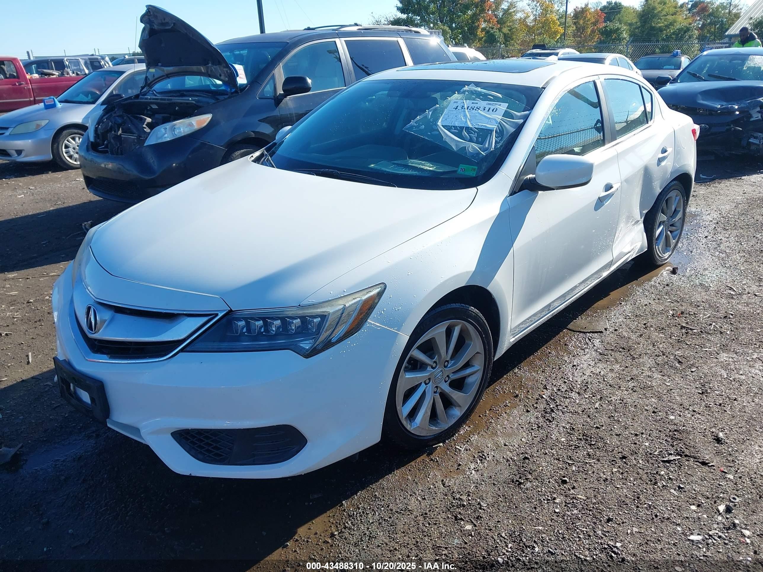 2017 Acura Ilx Premium Package/technology Plus Package Белый vin: 19UDE2F74HA013196