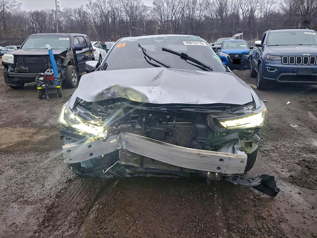 2021 Acura Ilx Premium Silver vin: 19UDE2F75MA004467