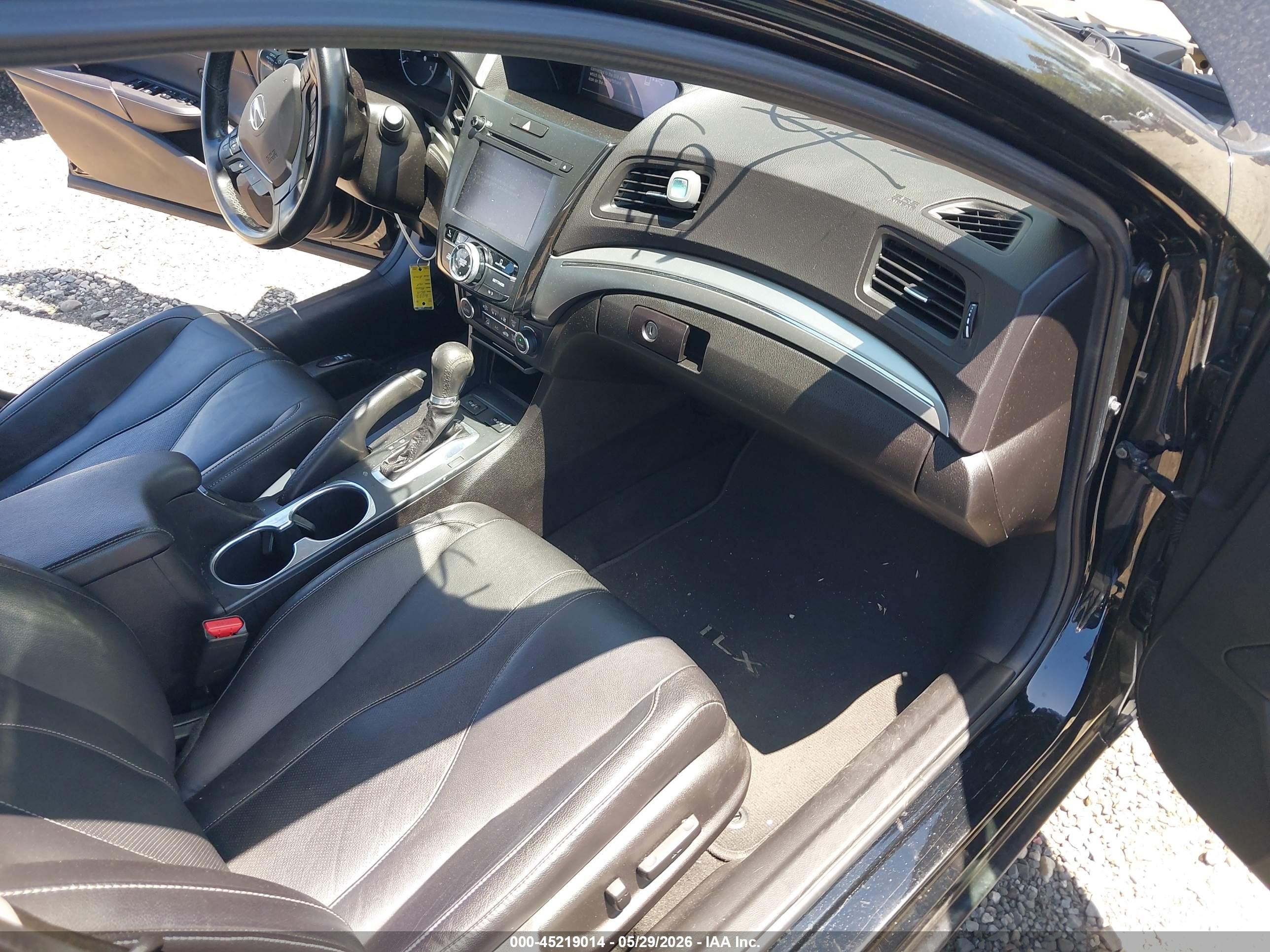 2019 Acura Ilx Premium Package/w/technology Pkg Black vin: 19UDE2F76KA014499