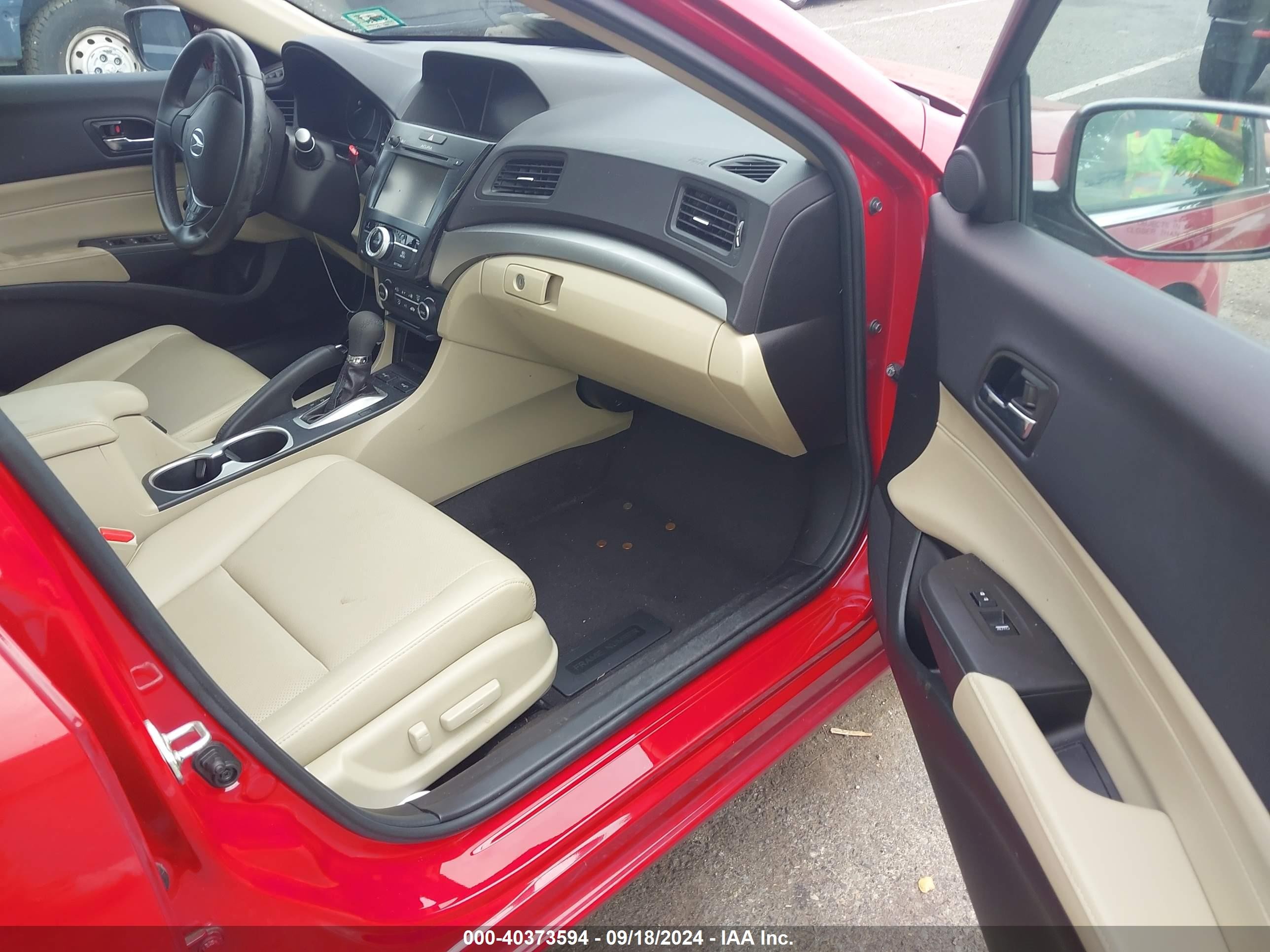 2018 Acura Ilx Premium Package/technology Plus Package Red vin: 19UDE2F77JA002005