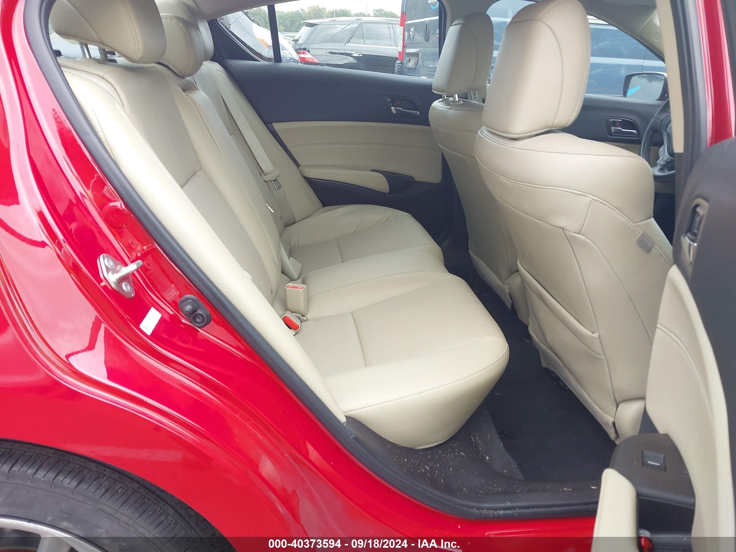 2018 Acura Ilx Premium Package/technology Plus Package Red vin: 19UDE2F77JA002005