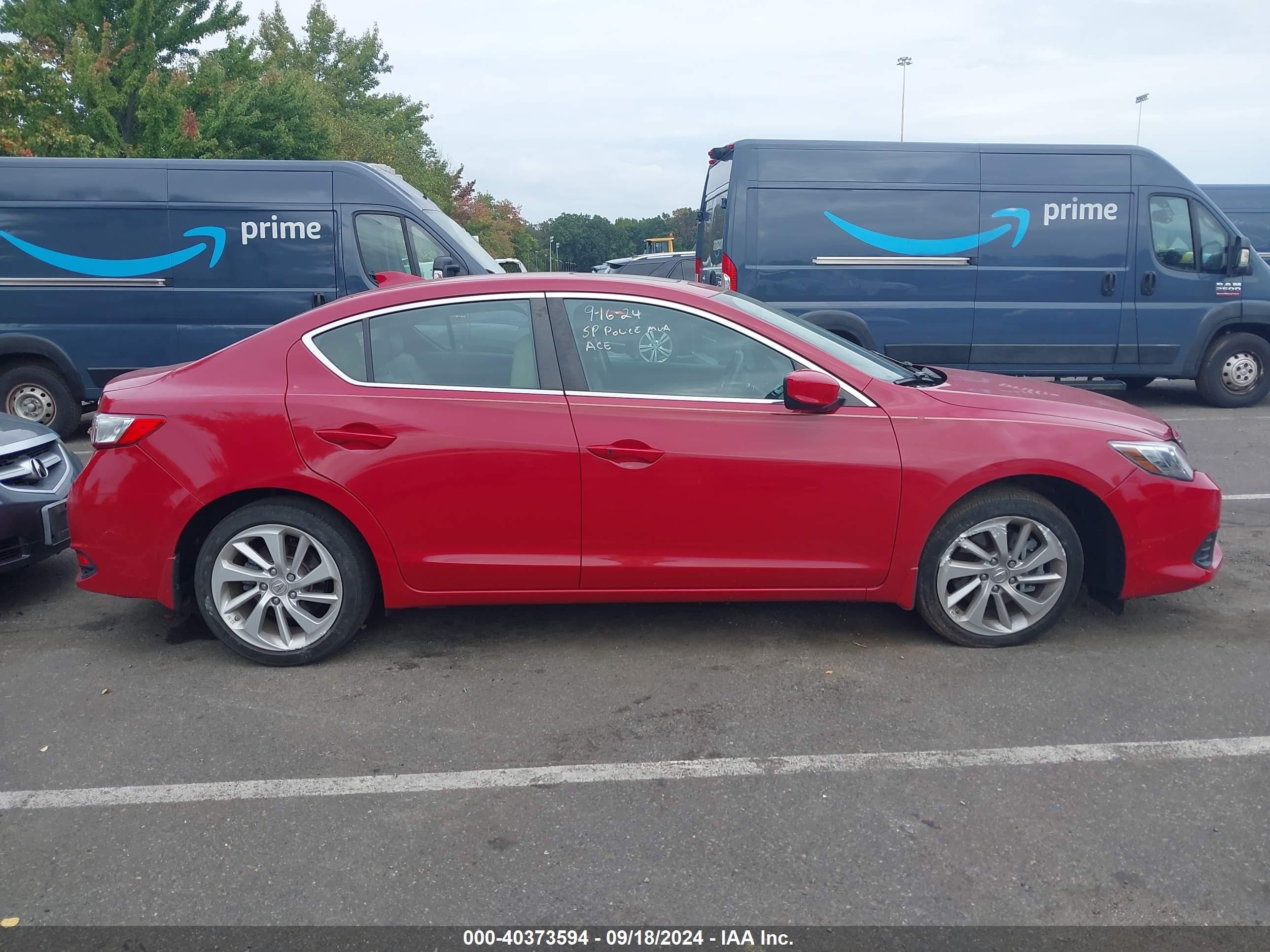 2018 Acura Ilx Premium Package/technology Plus Package Red vin: 19UDE2F77JA002005