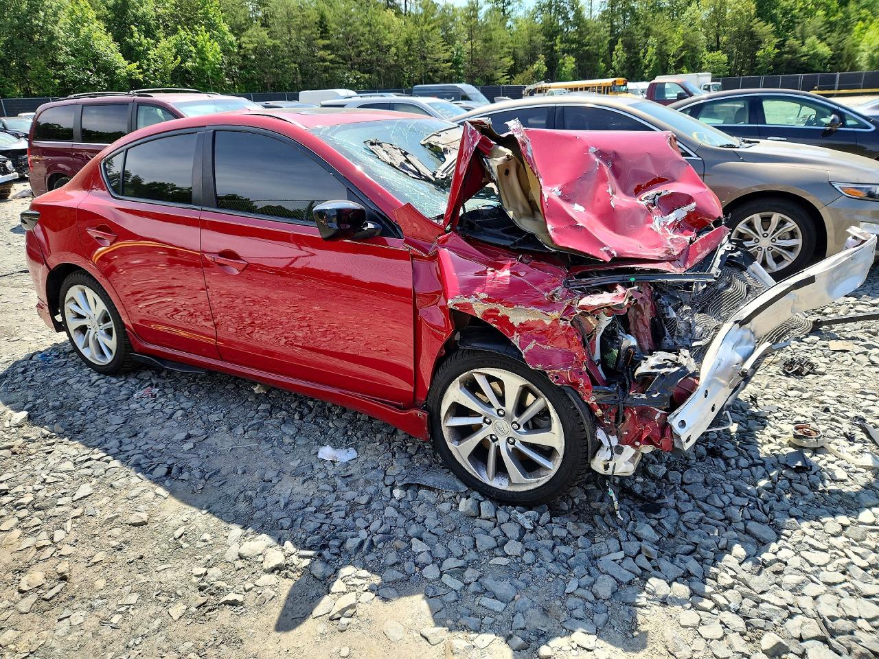 2018 Acura Ilx Premium Red vin: 19UDE2F77JA002005