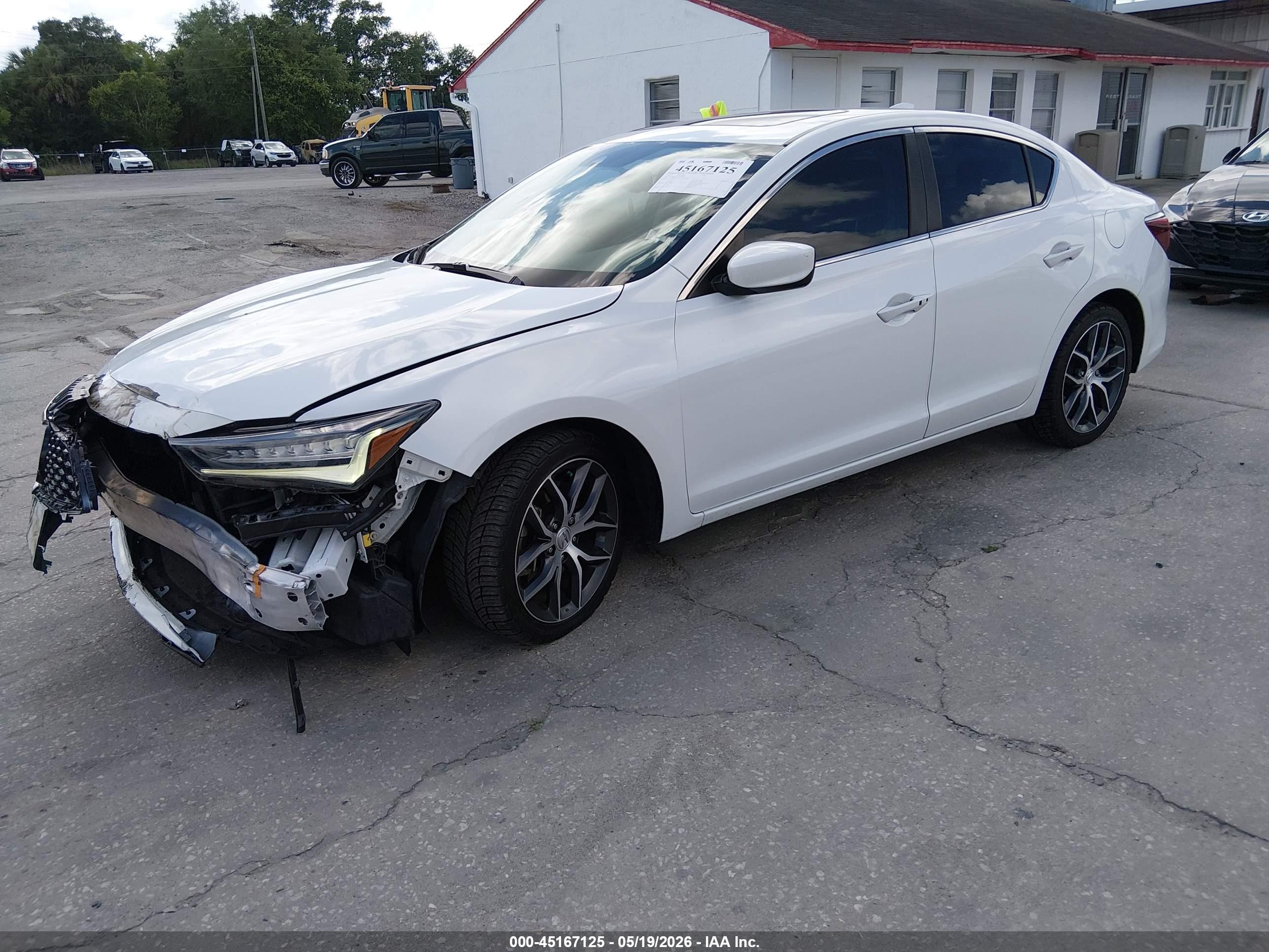 2022 Acura Ilx Premium Package White vin: 19UDE2F77NA002009