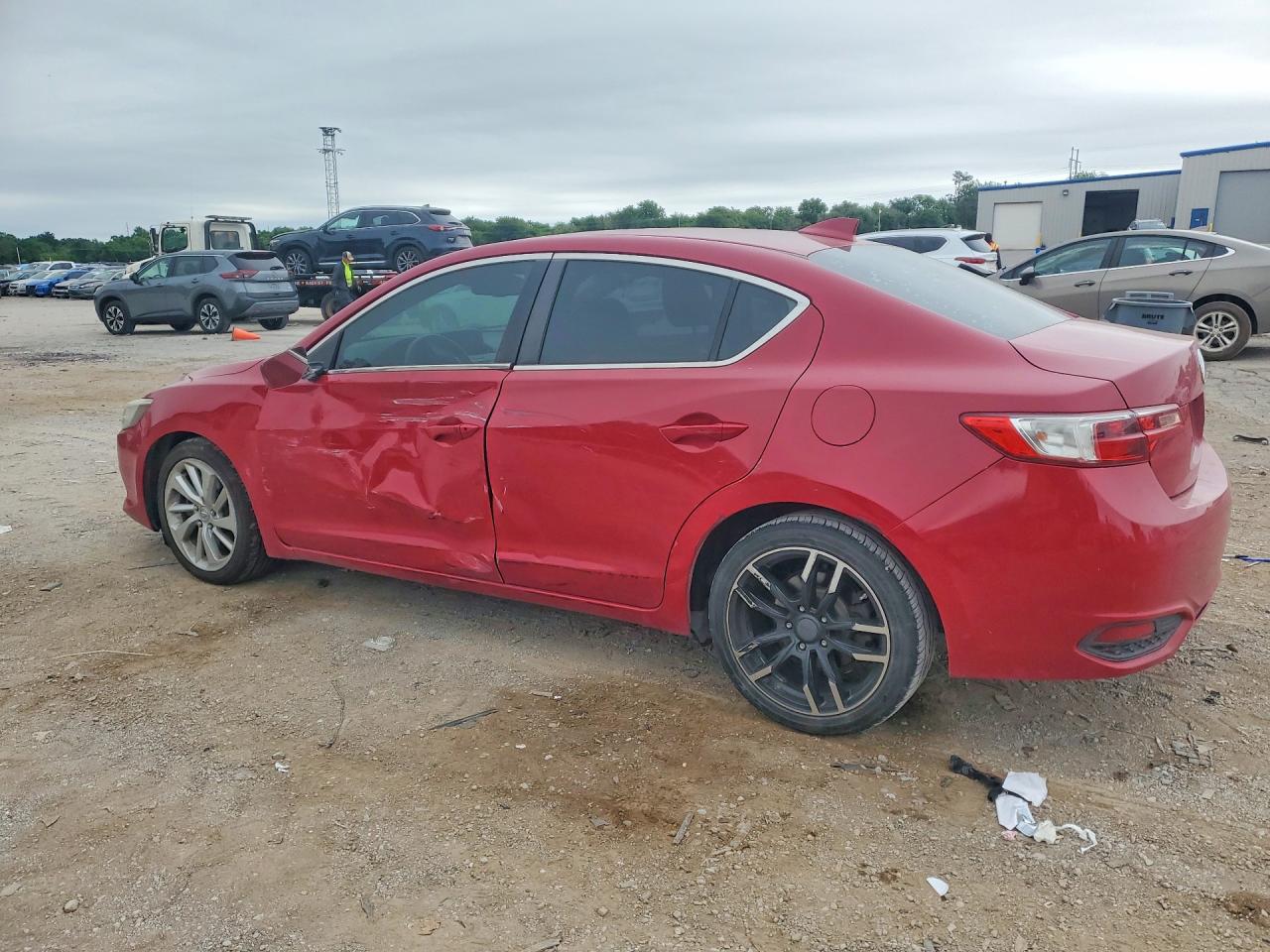 2017 Acura Ilx Premium Red vin: 19UDE2F79HA008625
