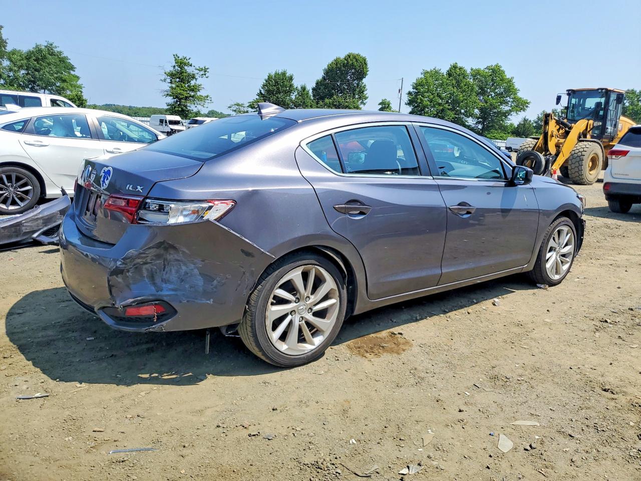 2018 Acura Ilx Premium Gray vin: 19UDE2F79JA008968
