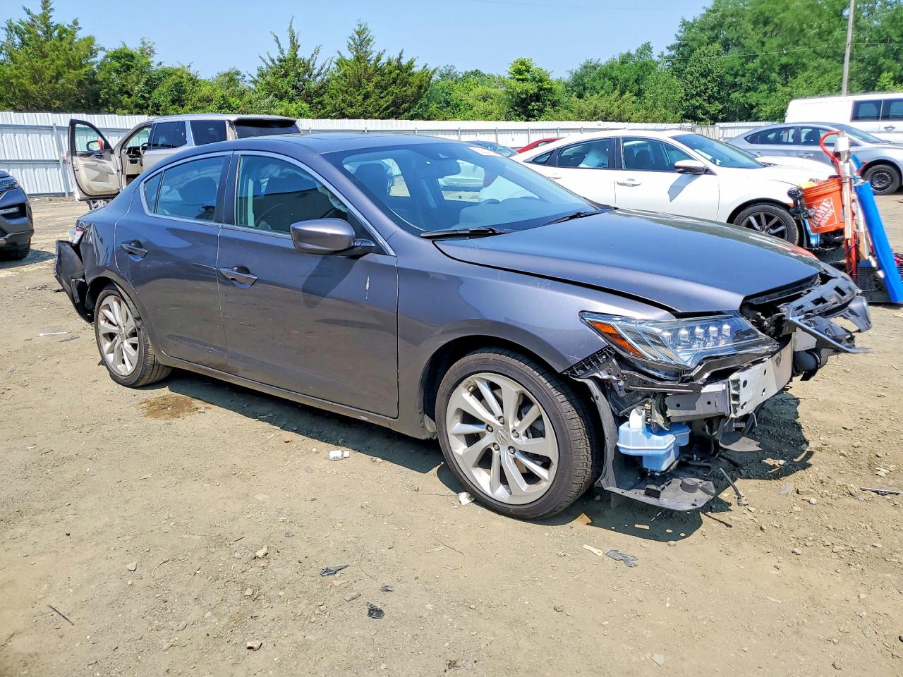 2018 Acura Ilx Premium Gray vin: 19UDE2F79JA008968