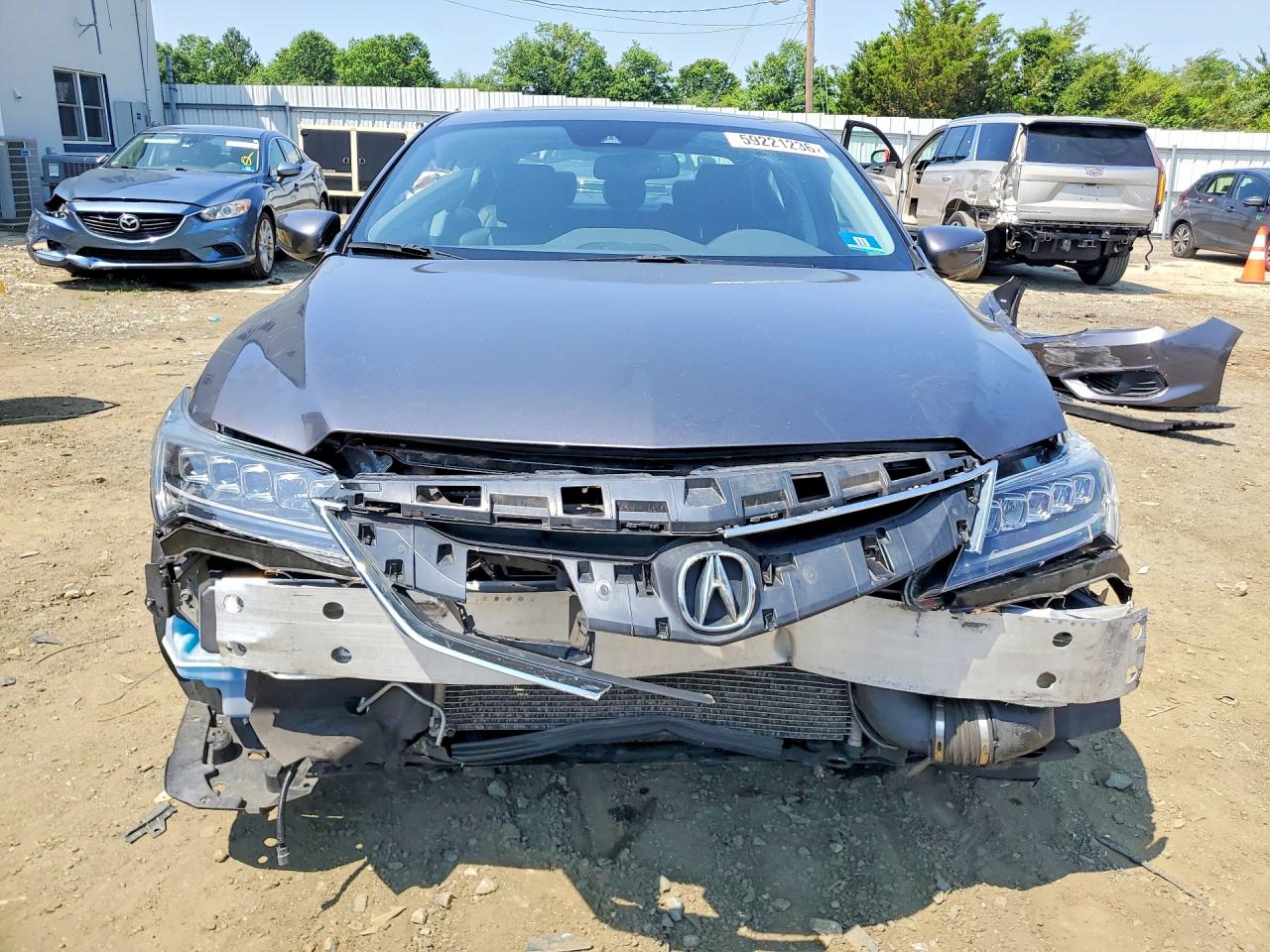 2018 Acura Ilx Premium Gray vin: 19UDE2F79JA008968
