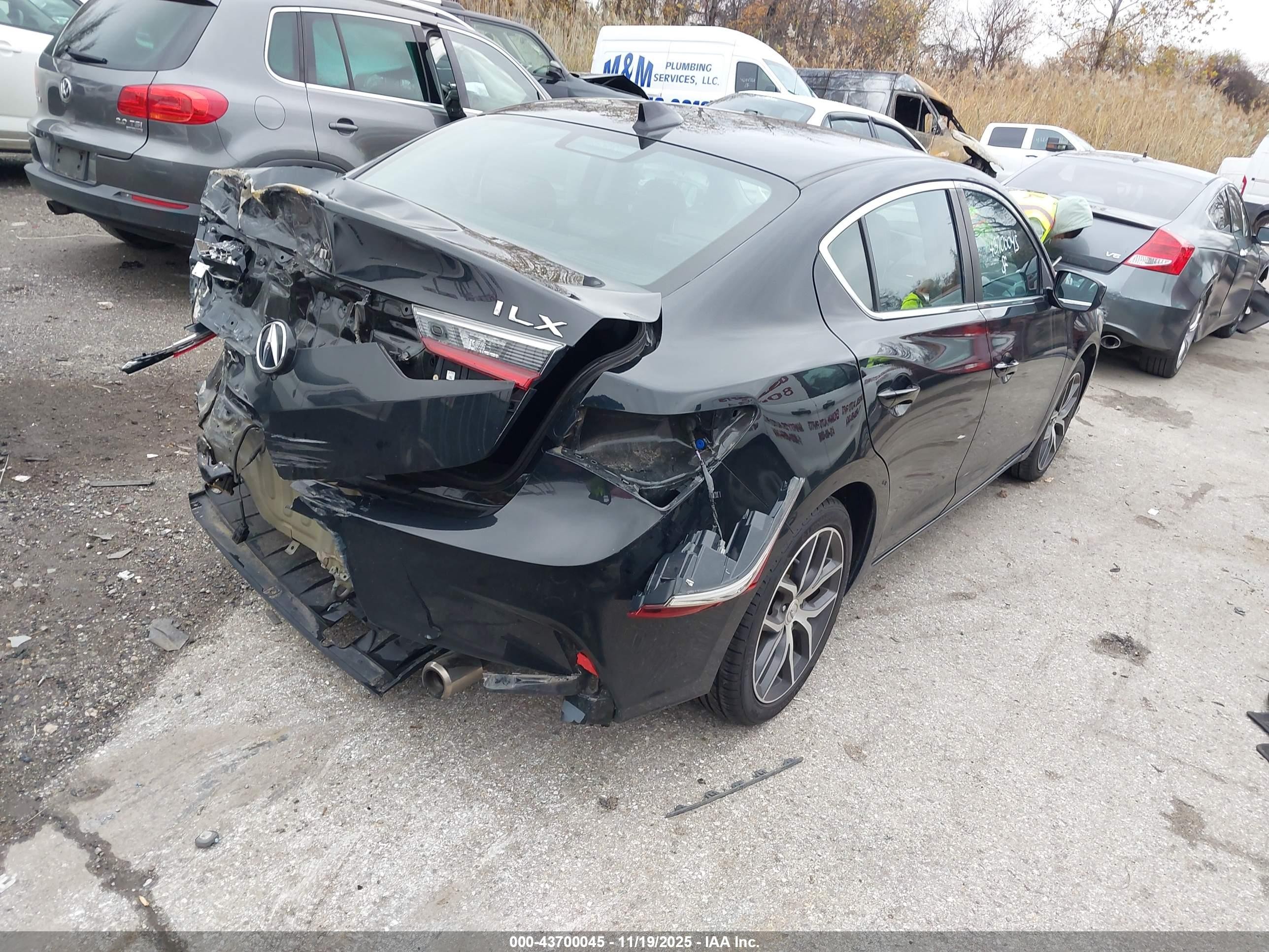 2020 Acura Ilx Premium Package/technology Package Черный vin: 19UDE2F79LA012134