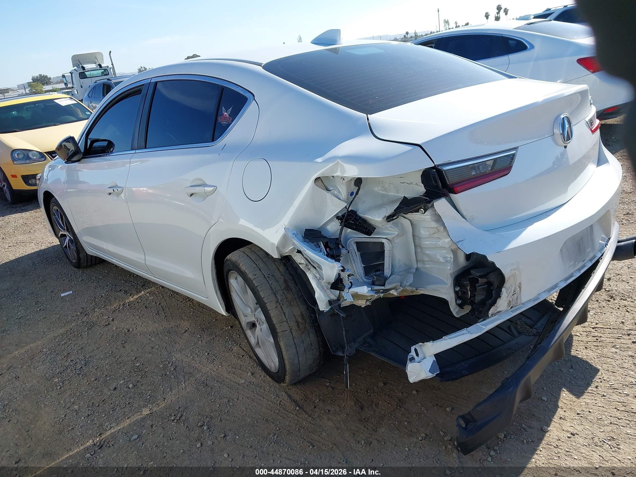 2021 Acura Ilx Premium Package/technology Package White vin: 19UDE2F7XMA002309