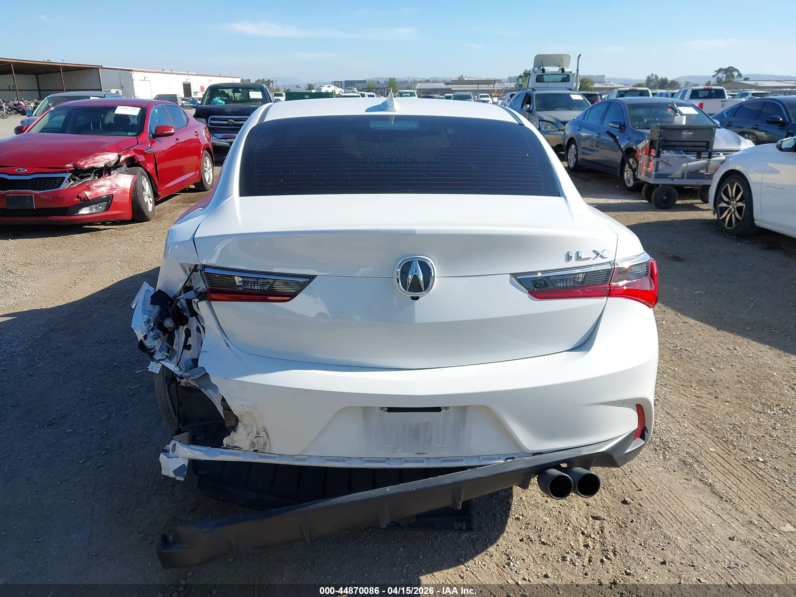 2021 Acura Ilx Premium Package/technology Package White vin: 19UDE2F7XMA002309