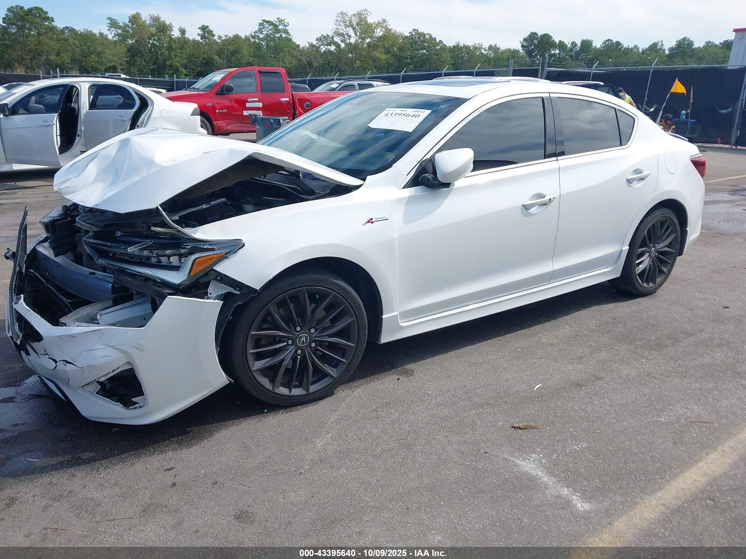 2022 Acura Ilx Premium   A-spec Packages/technology   A-spec Packages White vin: 19UDE2F84NA008200