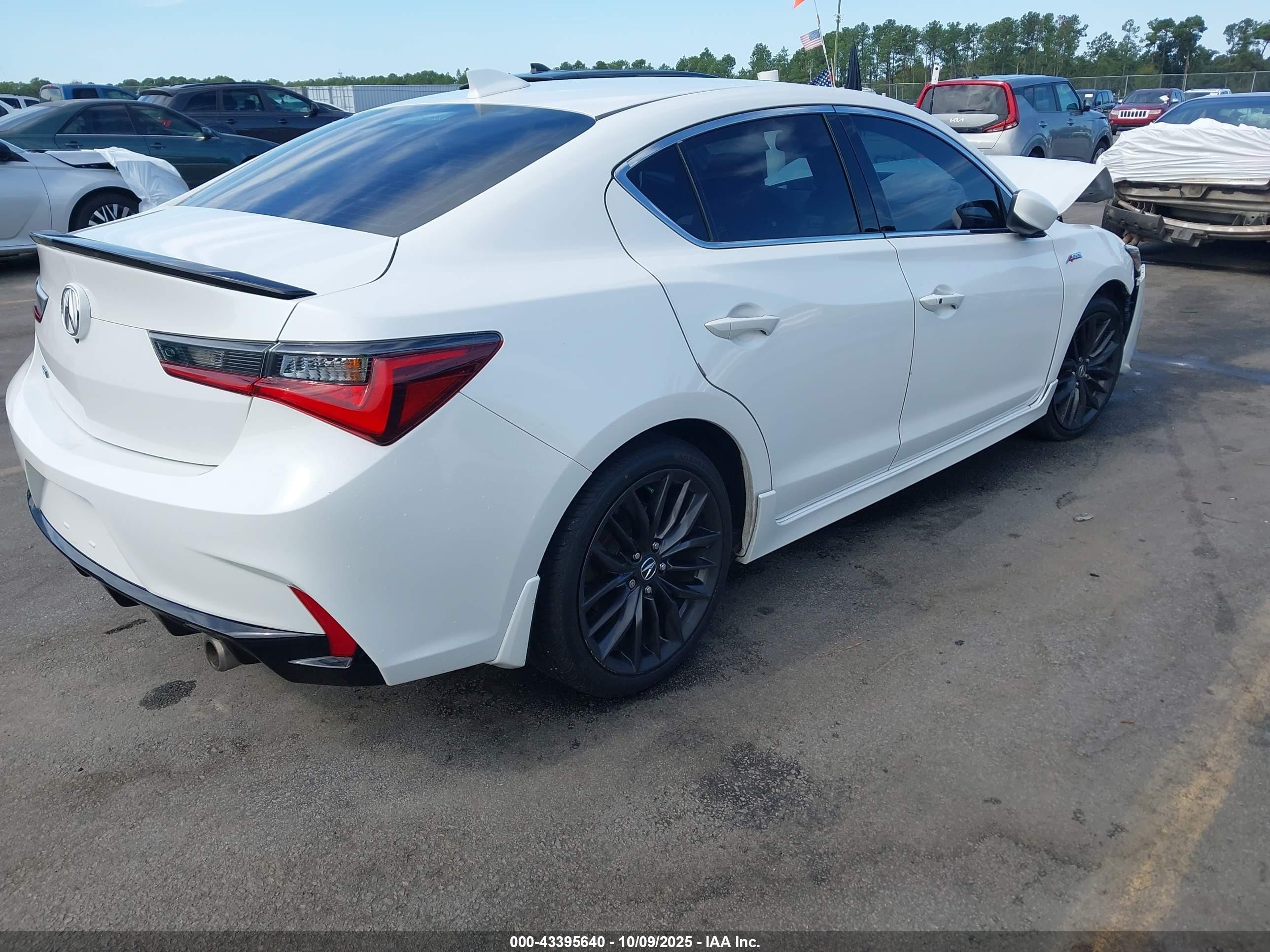 2022 Acura Ilx Premium   A-spec Packages/technology   A-spec Packages White vin: 19UDE2F84NA008200