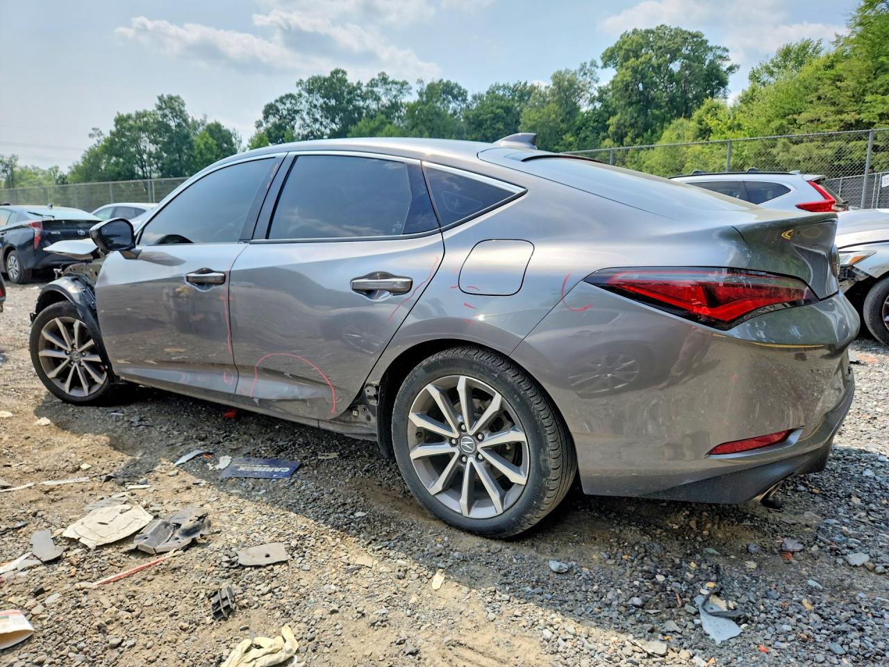 2023 Acura Integra Серый vin: 19UDE4H20PA019153