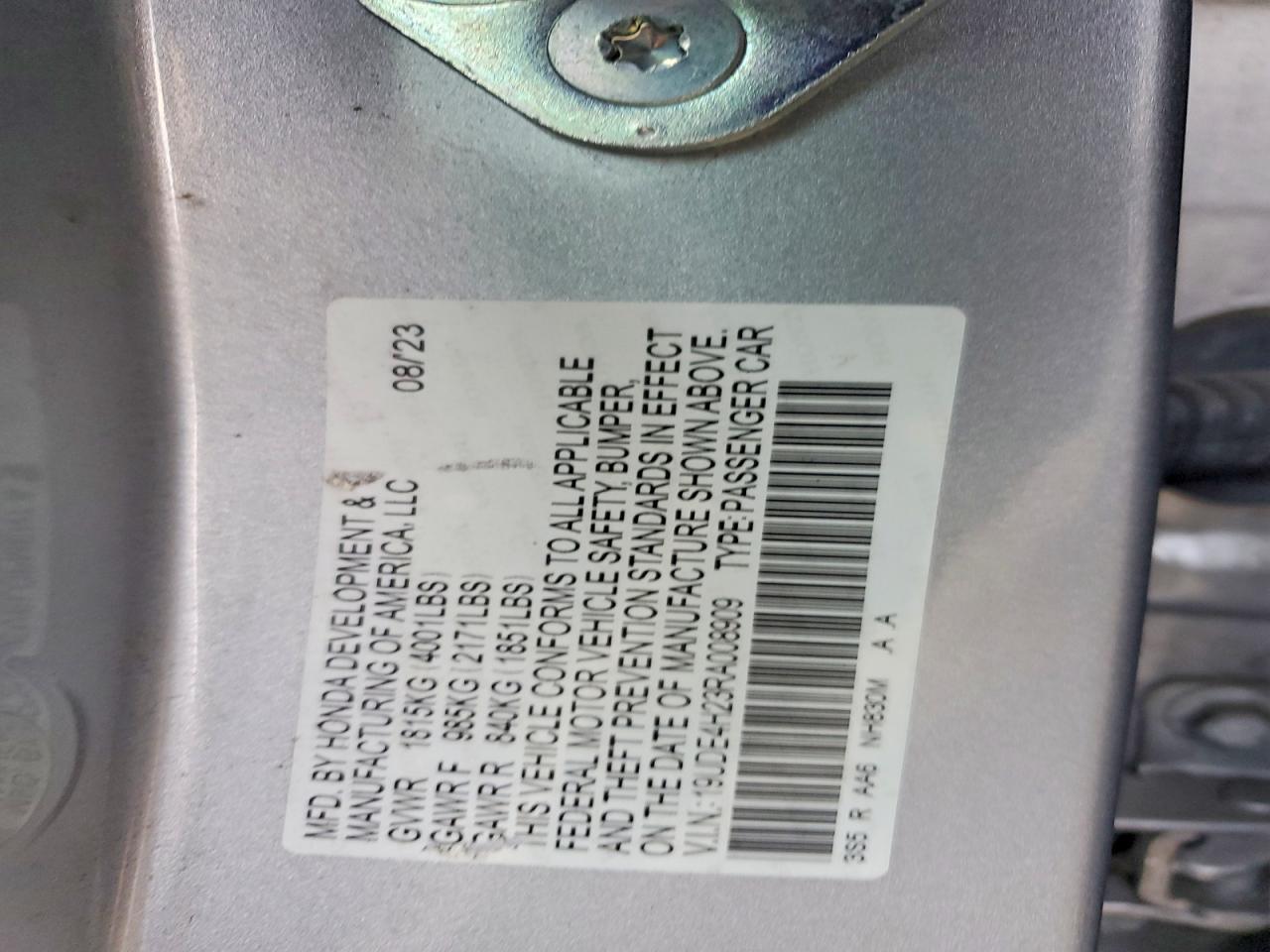 2024 Acura Integra Серебряный vin: 19UDE4H23RA008909