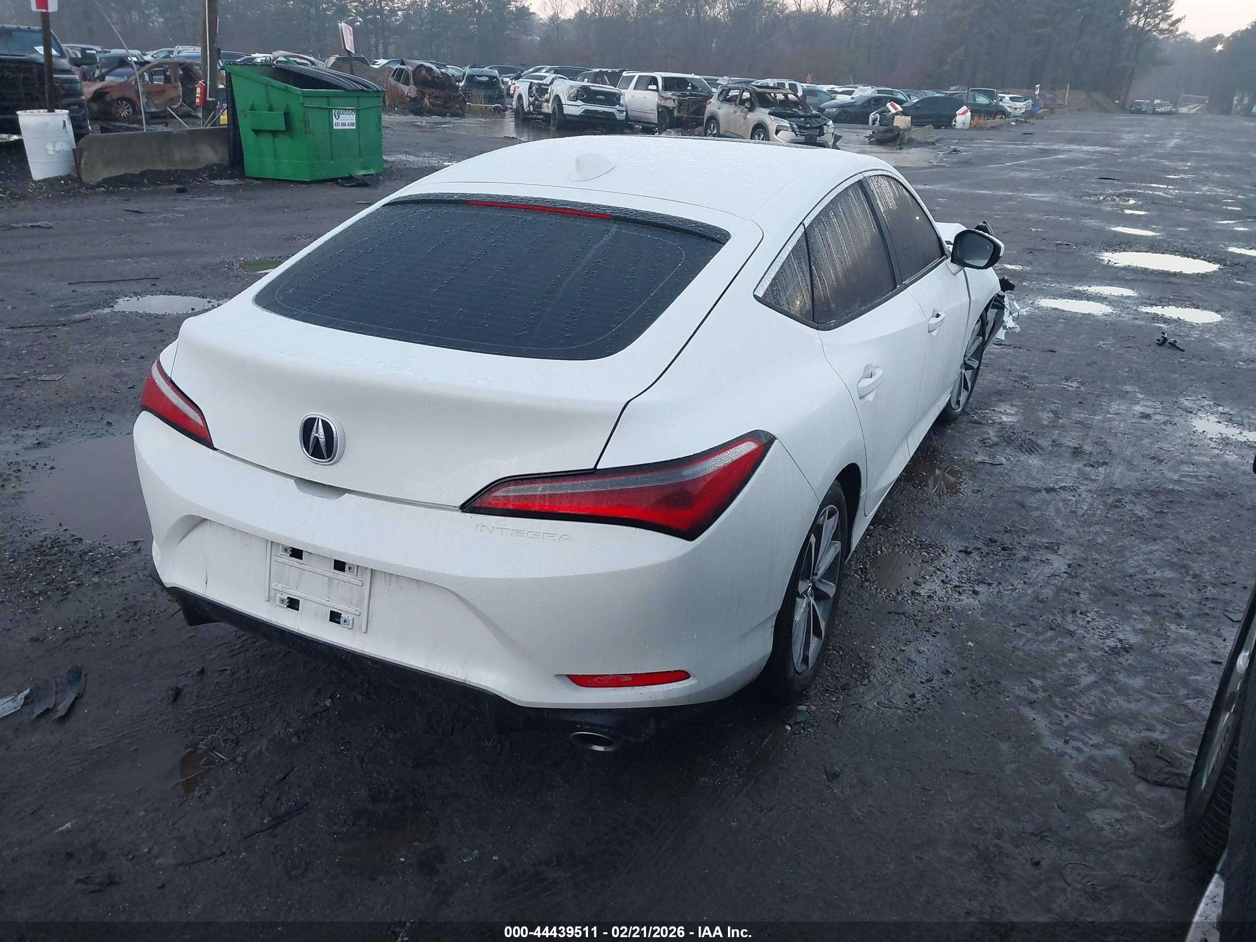 2025 Acura Integra   White vin: 19UDE4H28SA014887