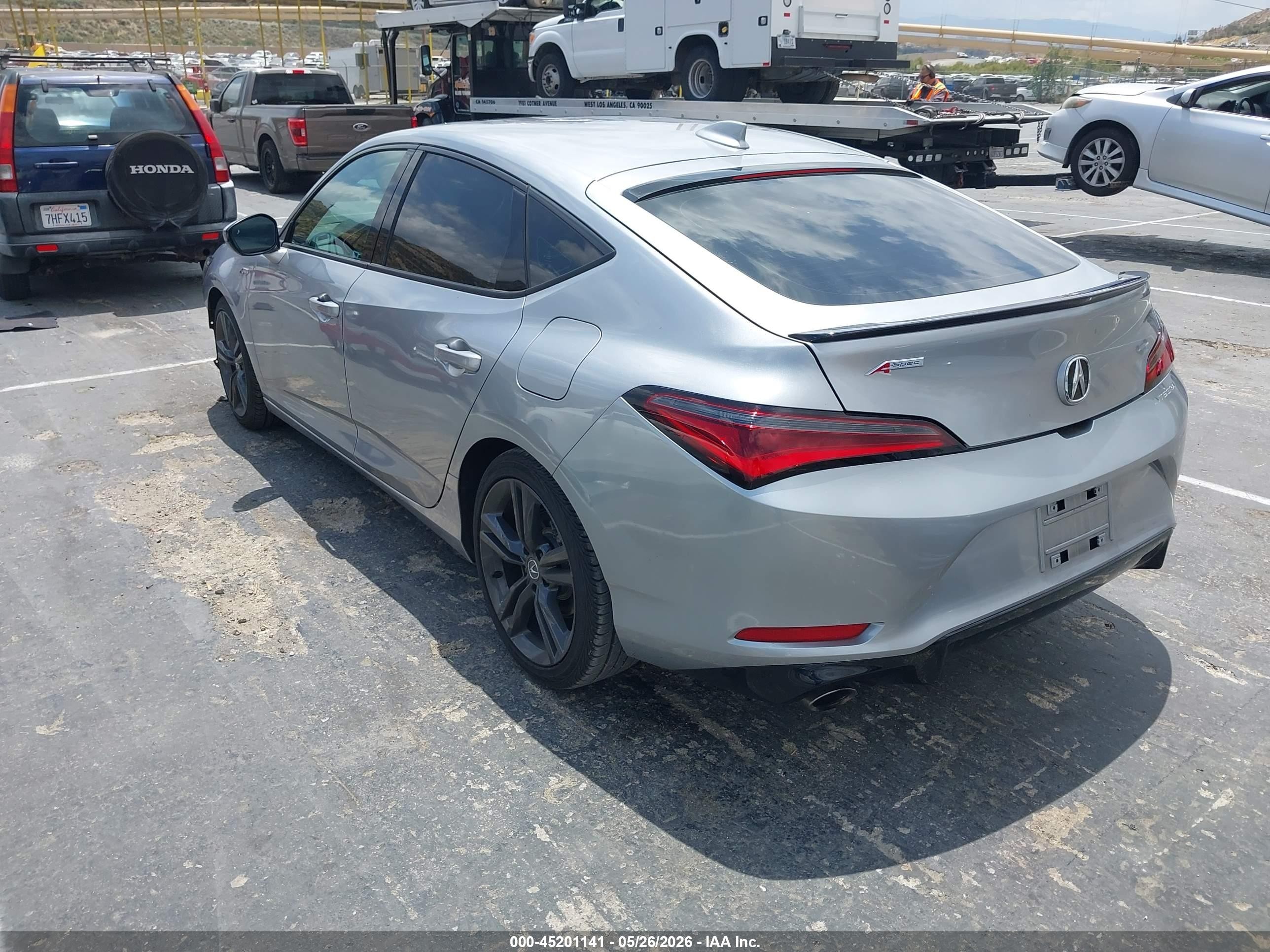 2025 Acura Integra A-spec Silver vin: 19UDE4H34SA020209