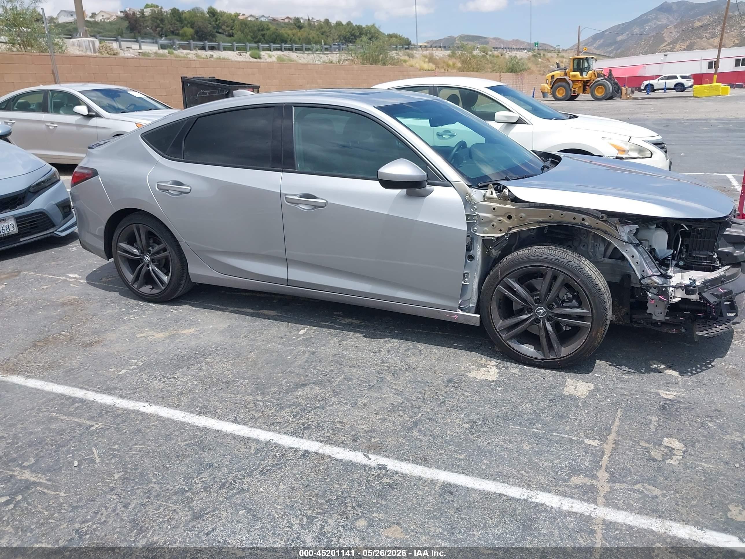 2025 Acura Integra A-spec Silver vin: 19UDE4H34SA020209