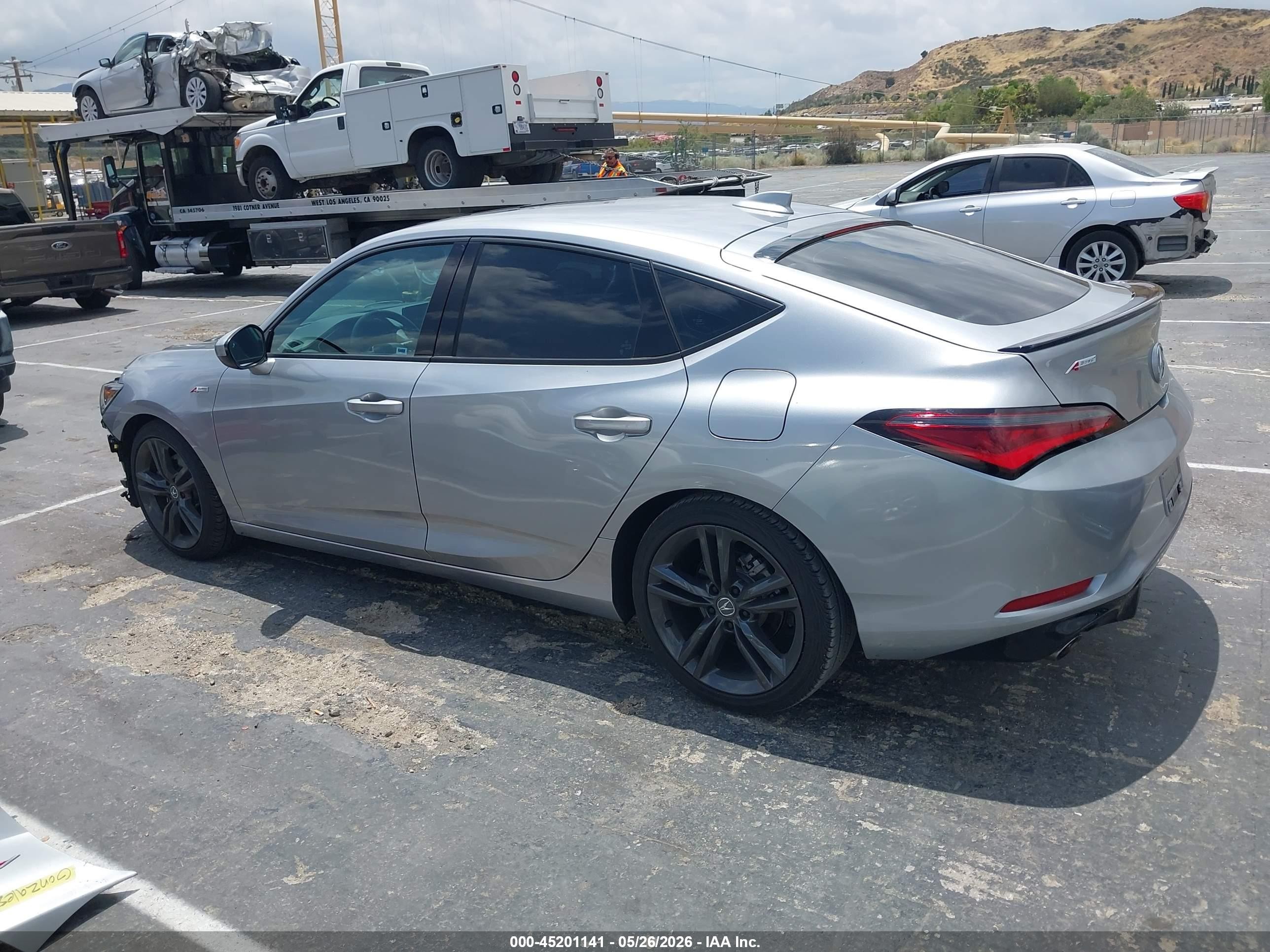 2025 Acura Integra A-spec Silver vin: 19UDE4H34SA020209
