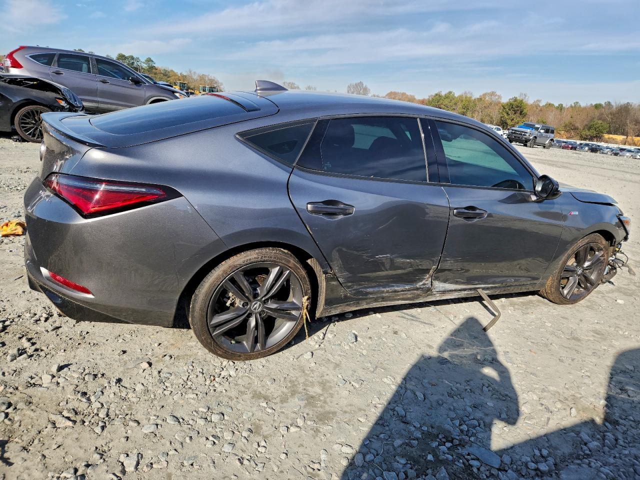 2023 Acura Integra A-spec Gray vin: 19UDE4H35PA018847