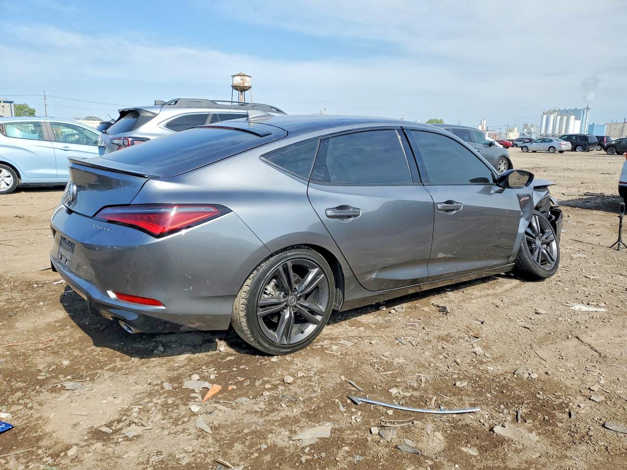2024 Acura Integra A-spec Gray vin: 19UDE4H3XRA020287