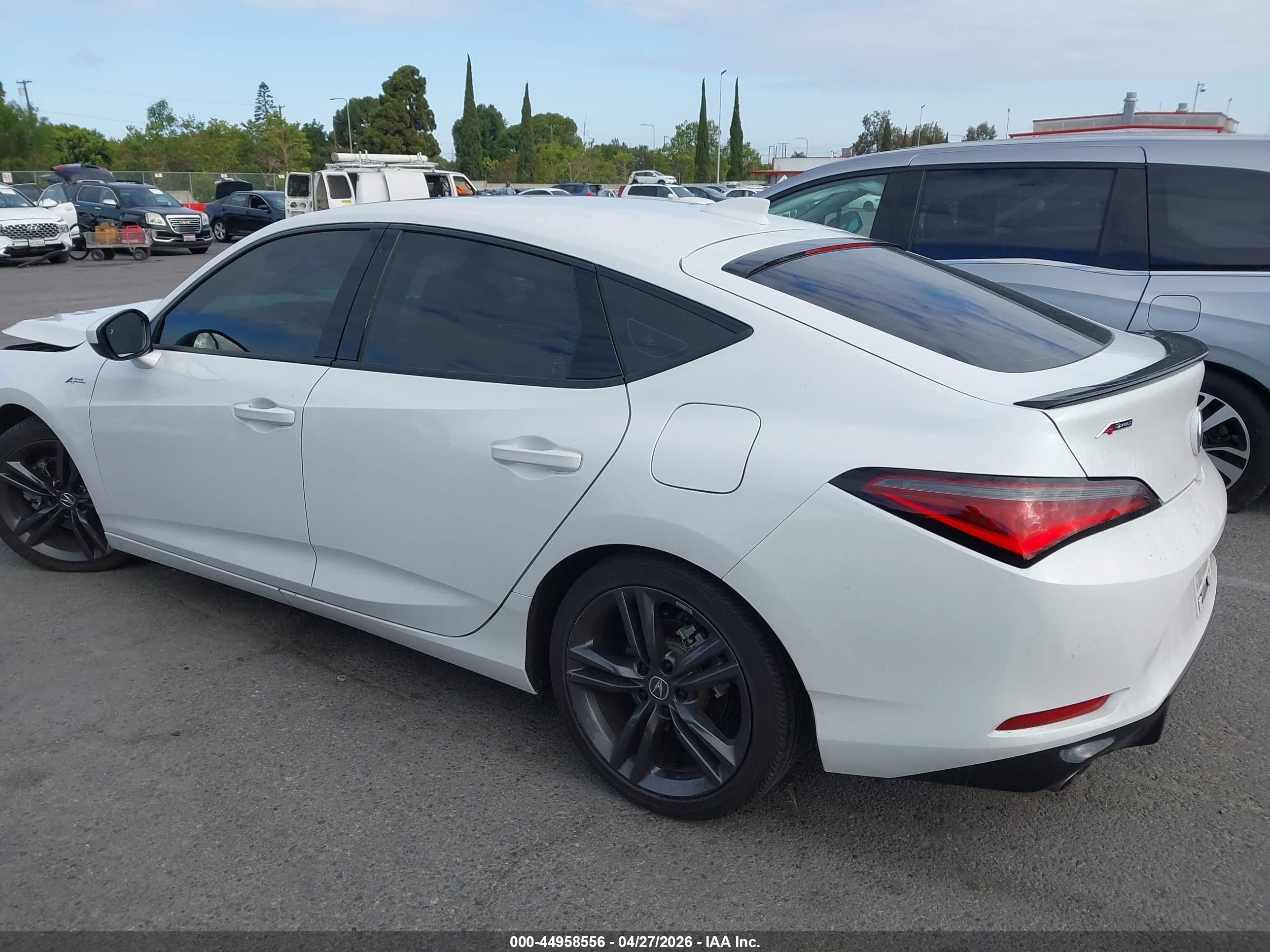 2025 Acura Integra A-spec White vin: 19UDE4H3XSA007710