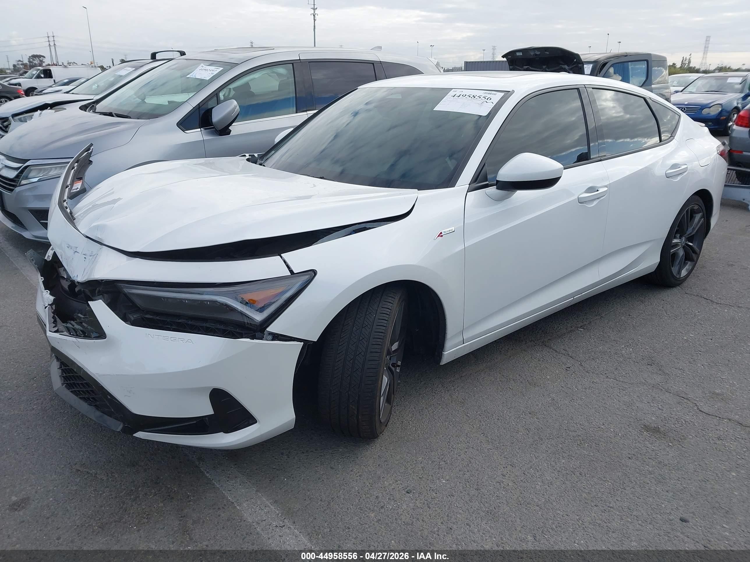 2025 Acura Integra A-spec White vin: 19UDE4H3XSA007710