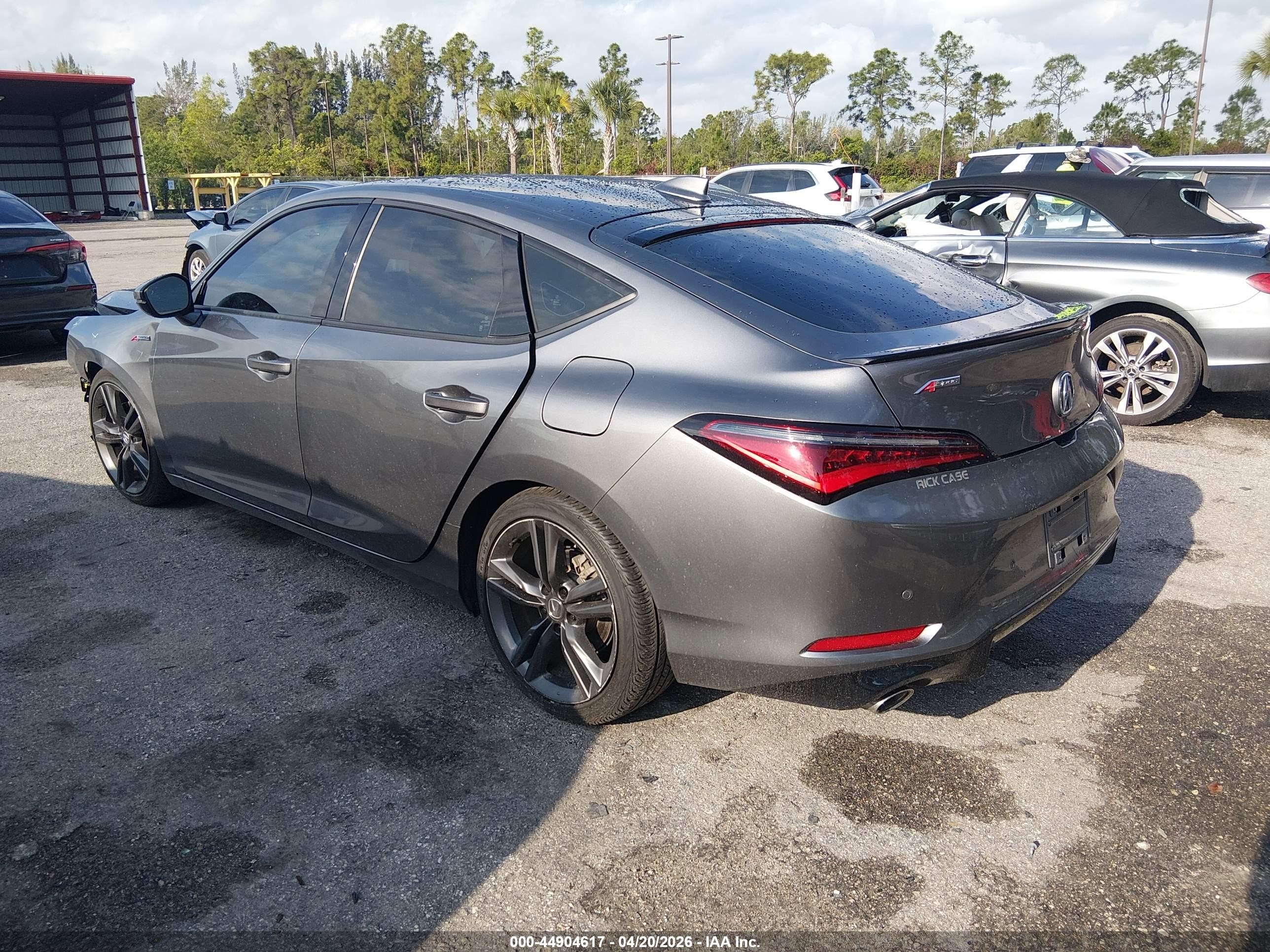 2024 Acura Integra A-spec Technology Gray vin: 19UDE4H67RA016045