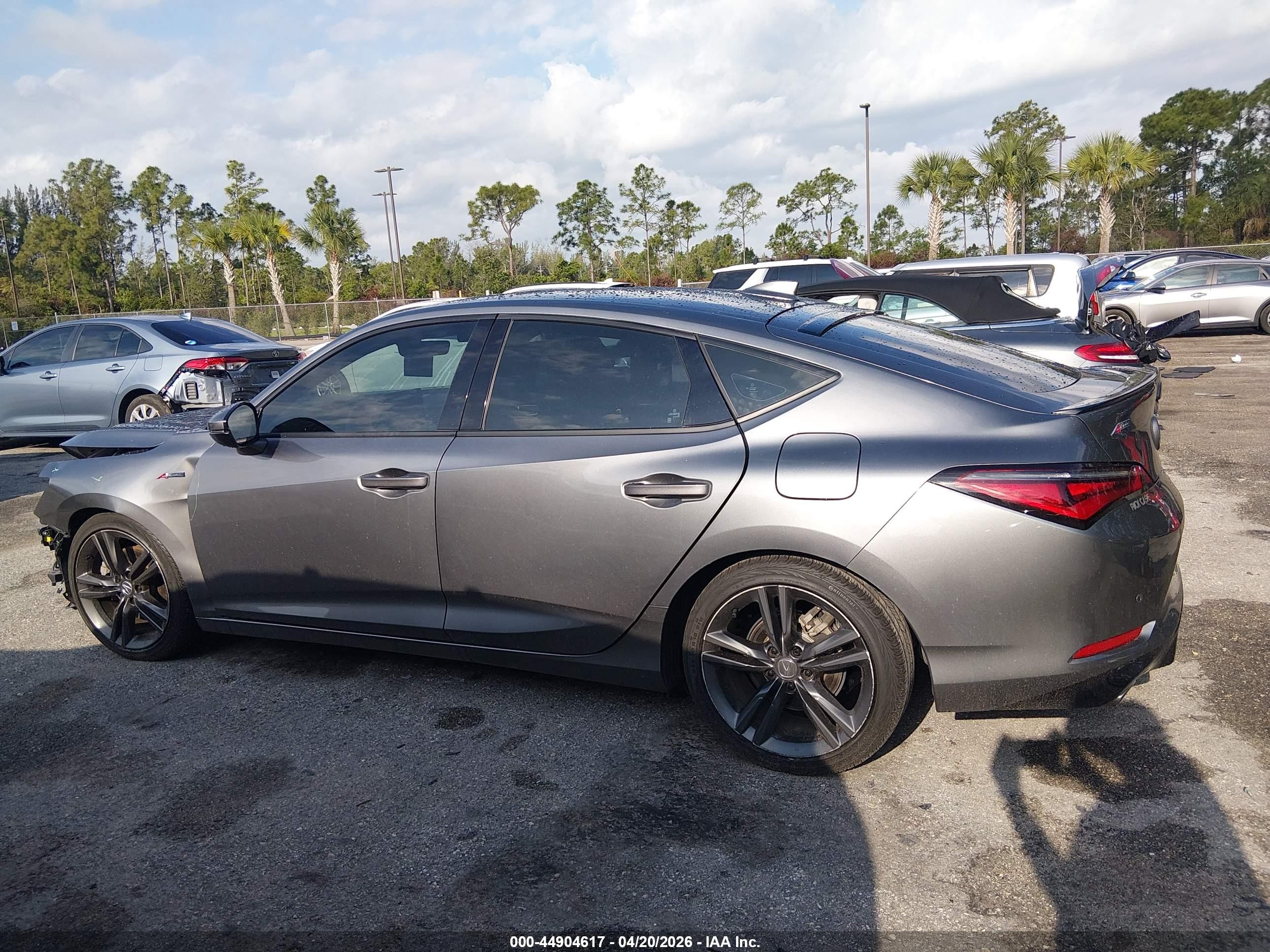 2024 Acura Integra A-spec Technology Gray vin: 19UDE4H67RA016045