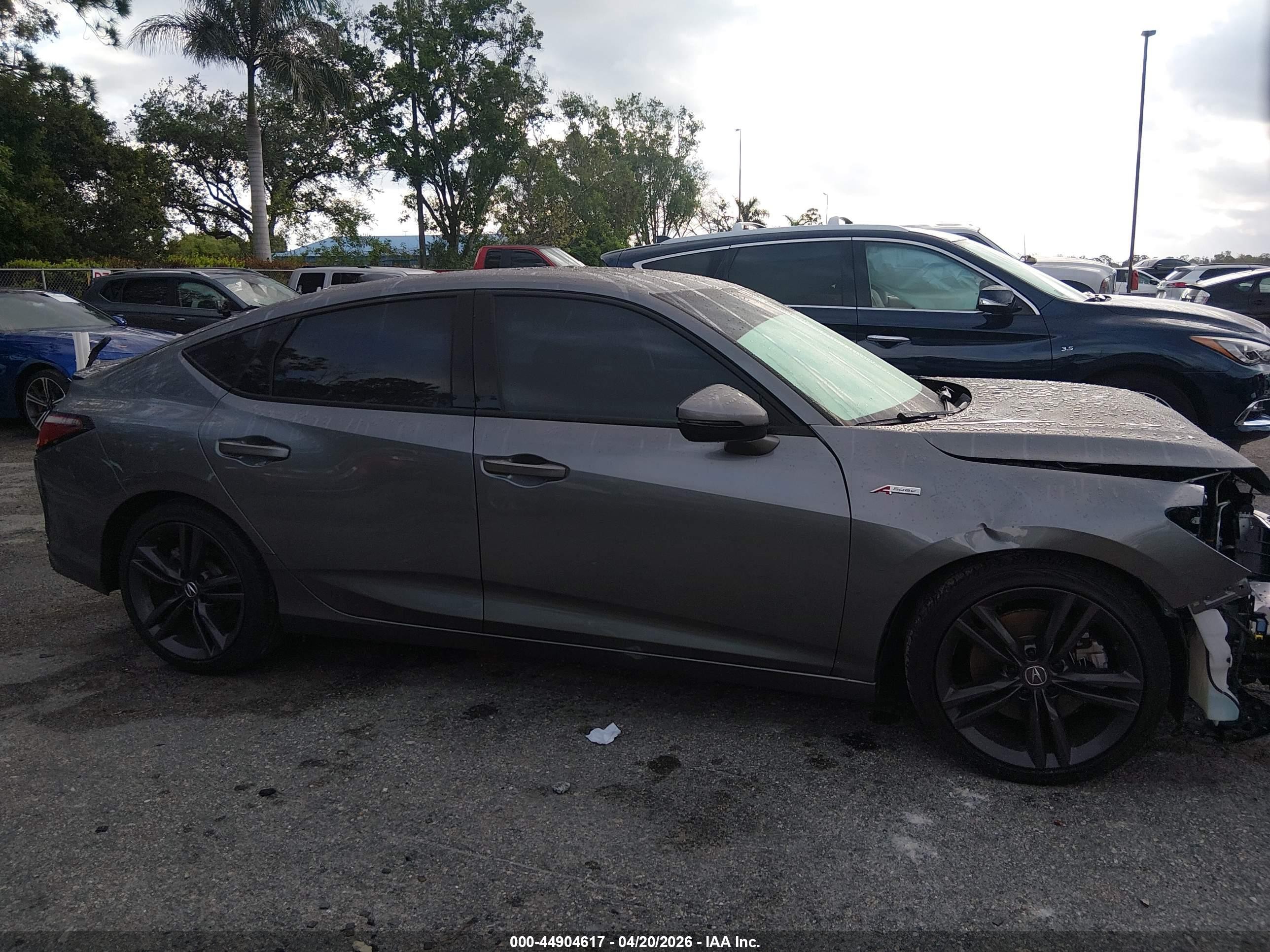 2024 Acura Integra A-spec Technology Gray vin: 19UDE4H67RA016045