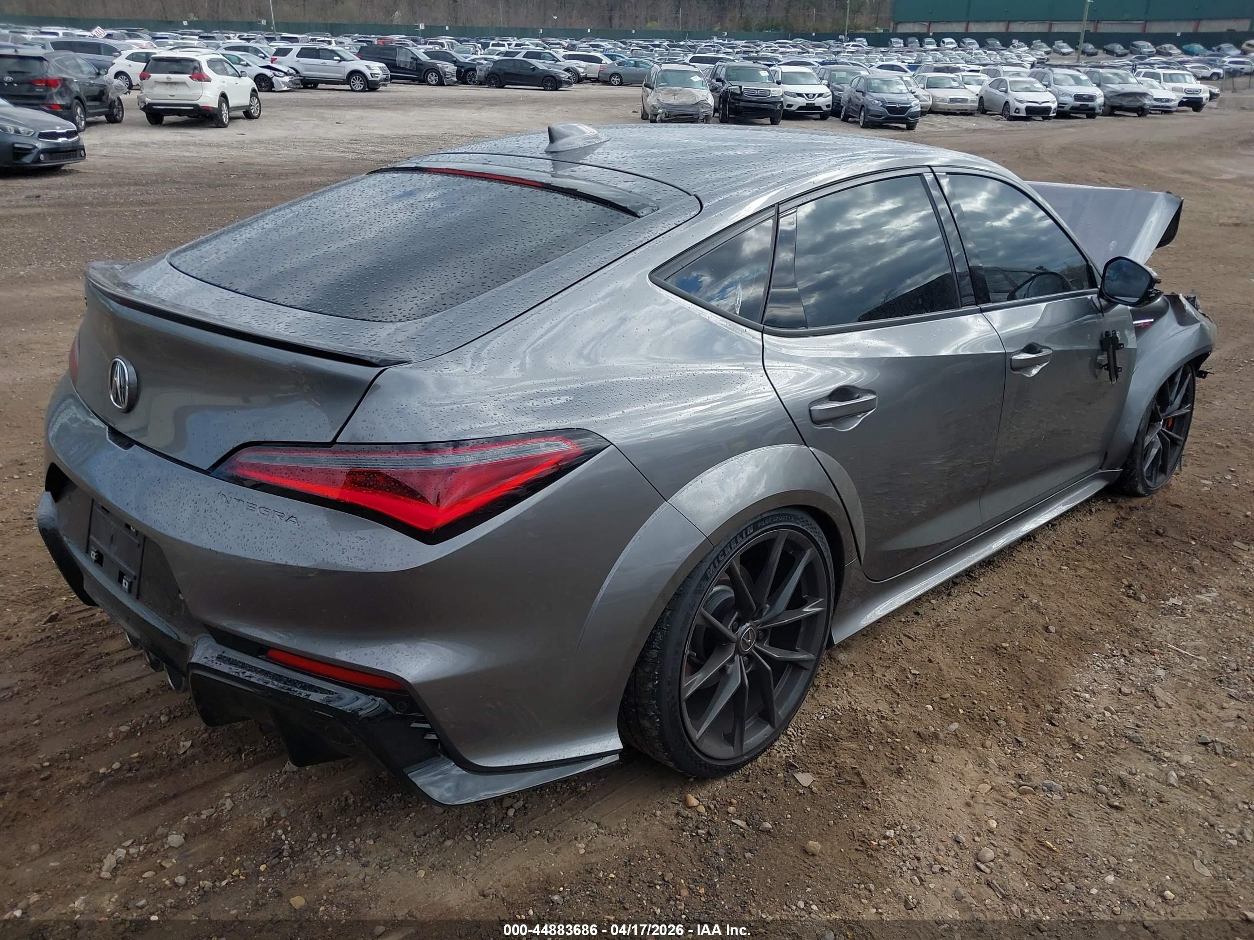 2025 Acura Integra Type S Серый vin: 19UDE5G90SA000888